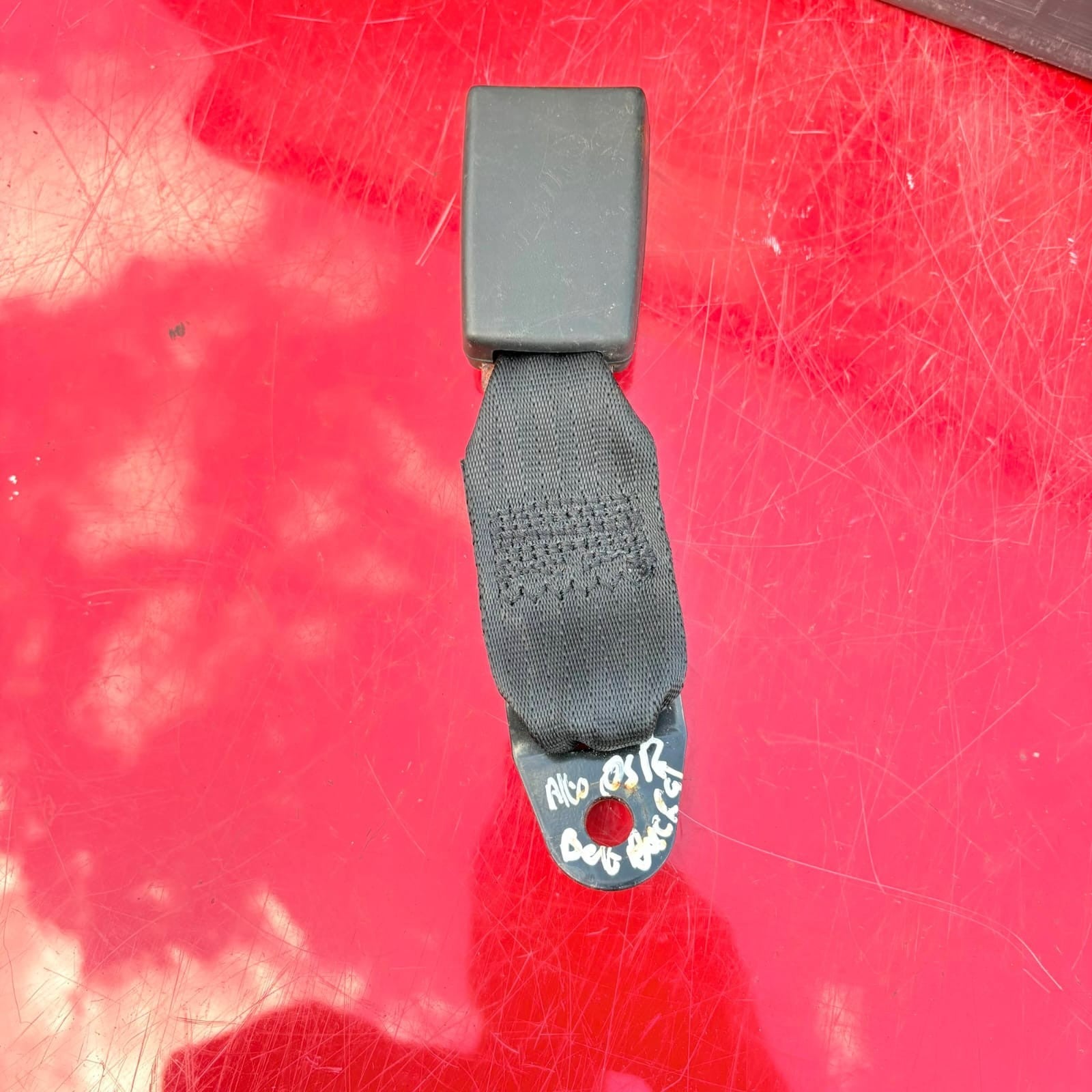SUZUKI SWIF 5DR HATCHBACK REAR Driver Rear SEAT BELT STALK BUCKLE E034501 OSR