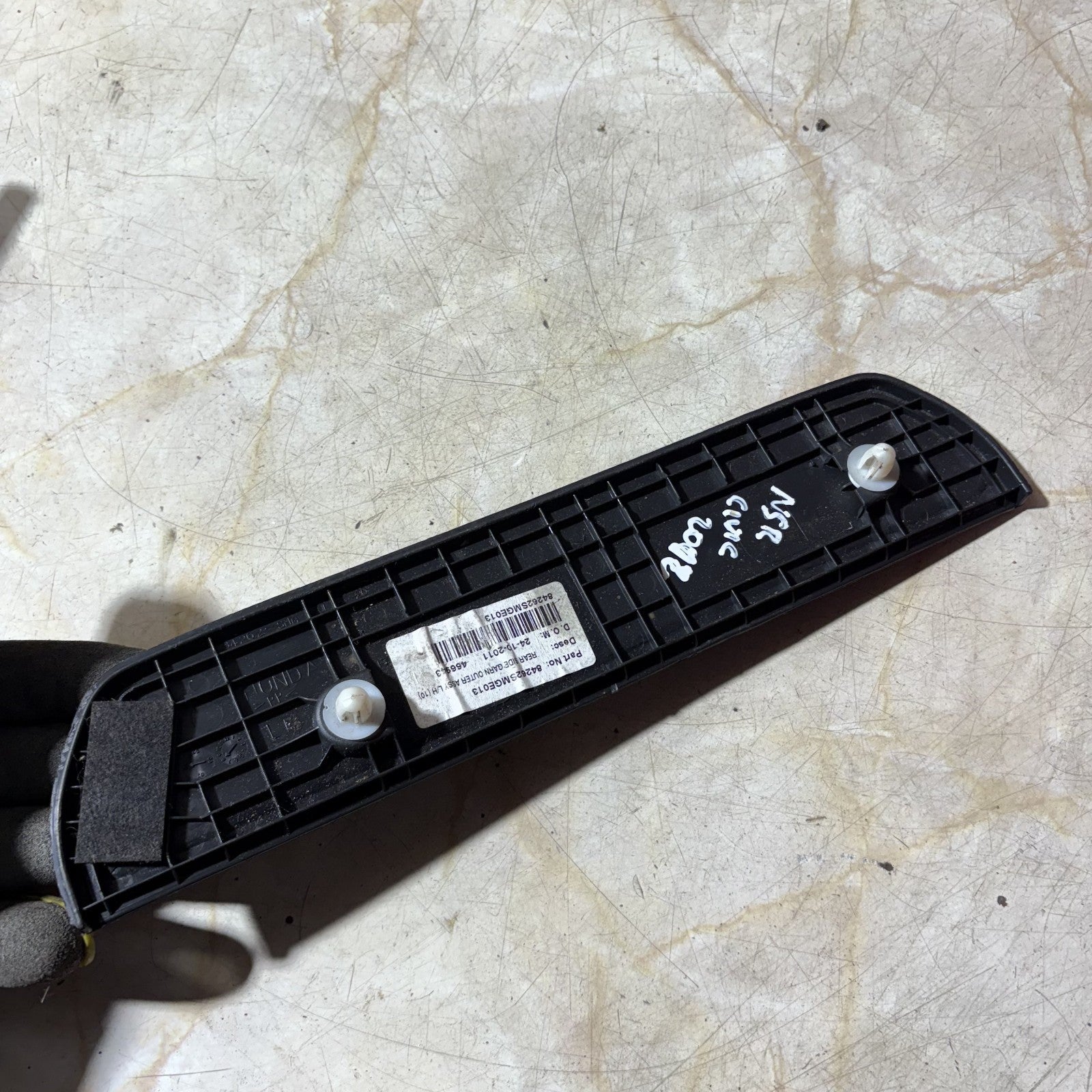 84262SMG Left Rear Passenger Side Interior Honda Civic2012