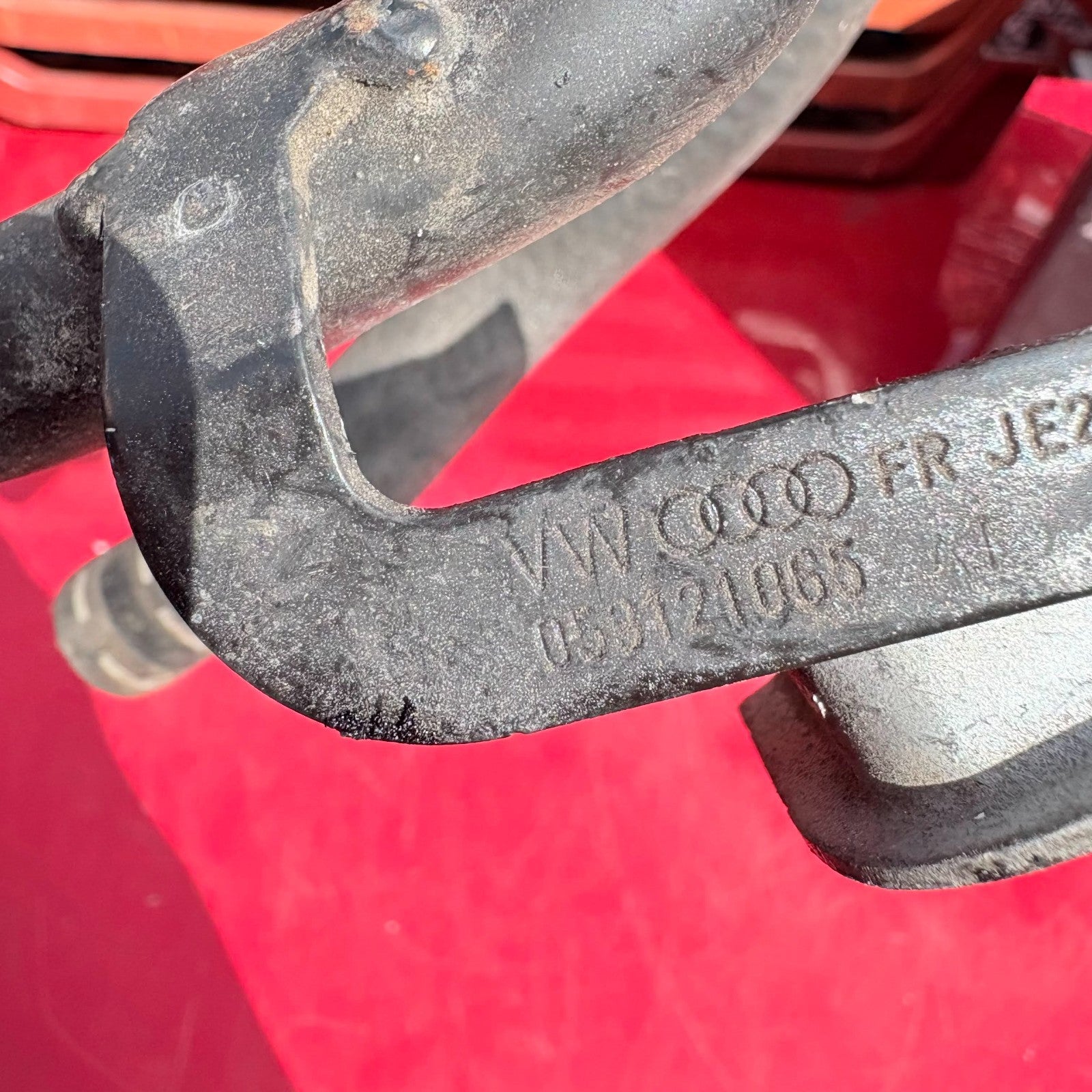 PORSCHE 2008 WATER COOLANT COOLING HOSE PIPE