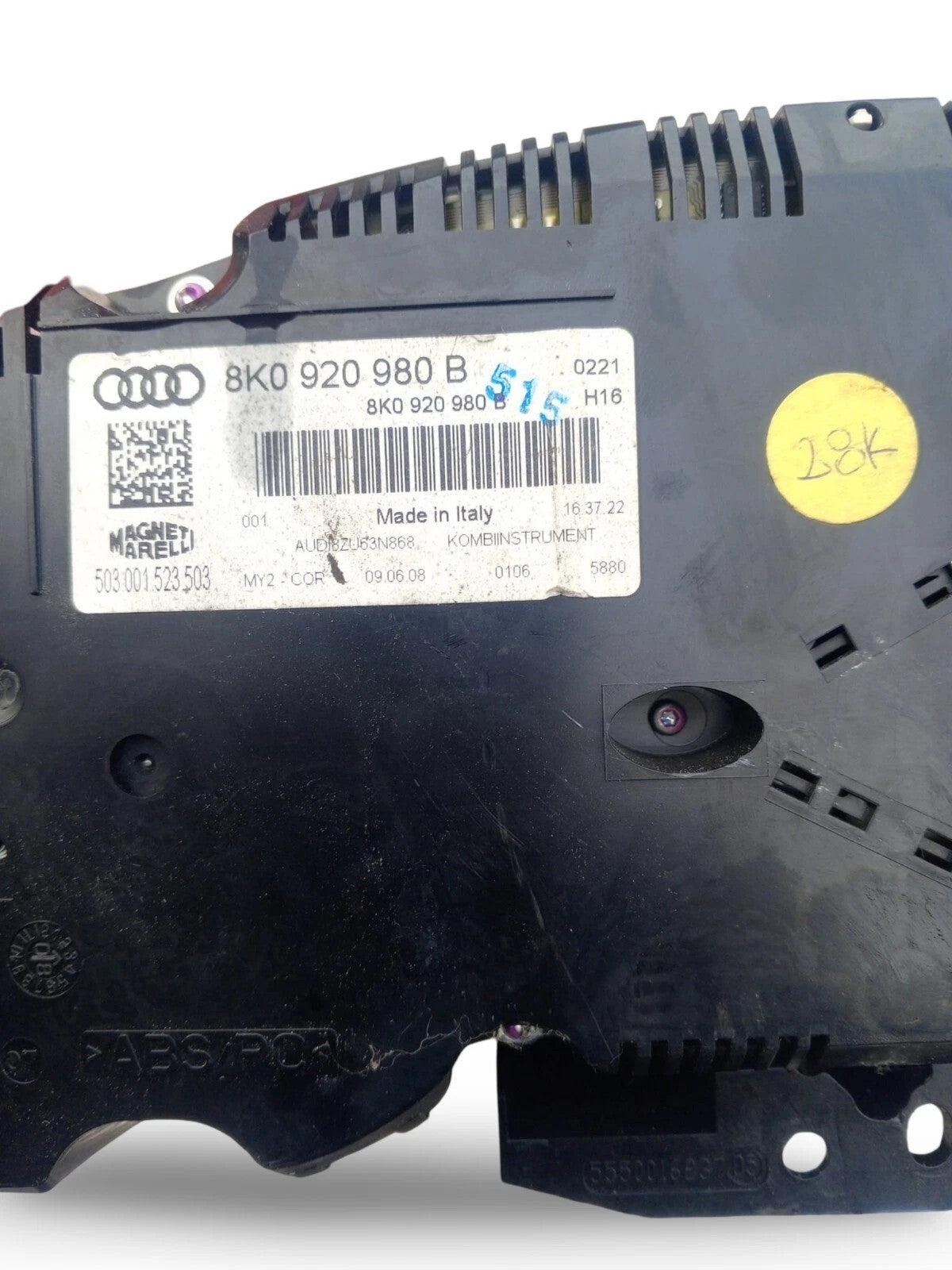 AUDI A4 B8 SPEEDOMETER INSTRUMENT CLOCK 2.7D 8K0920980B 07-12