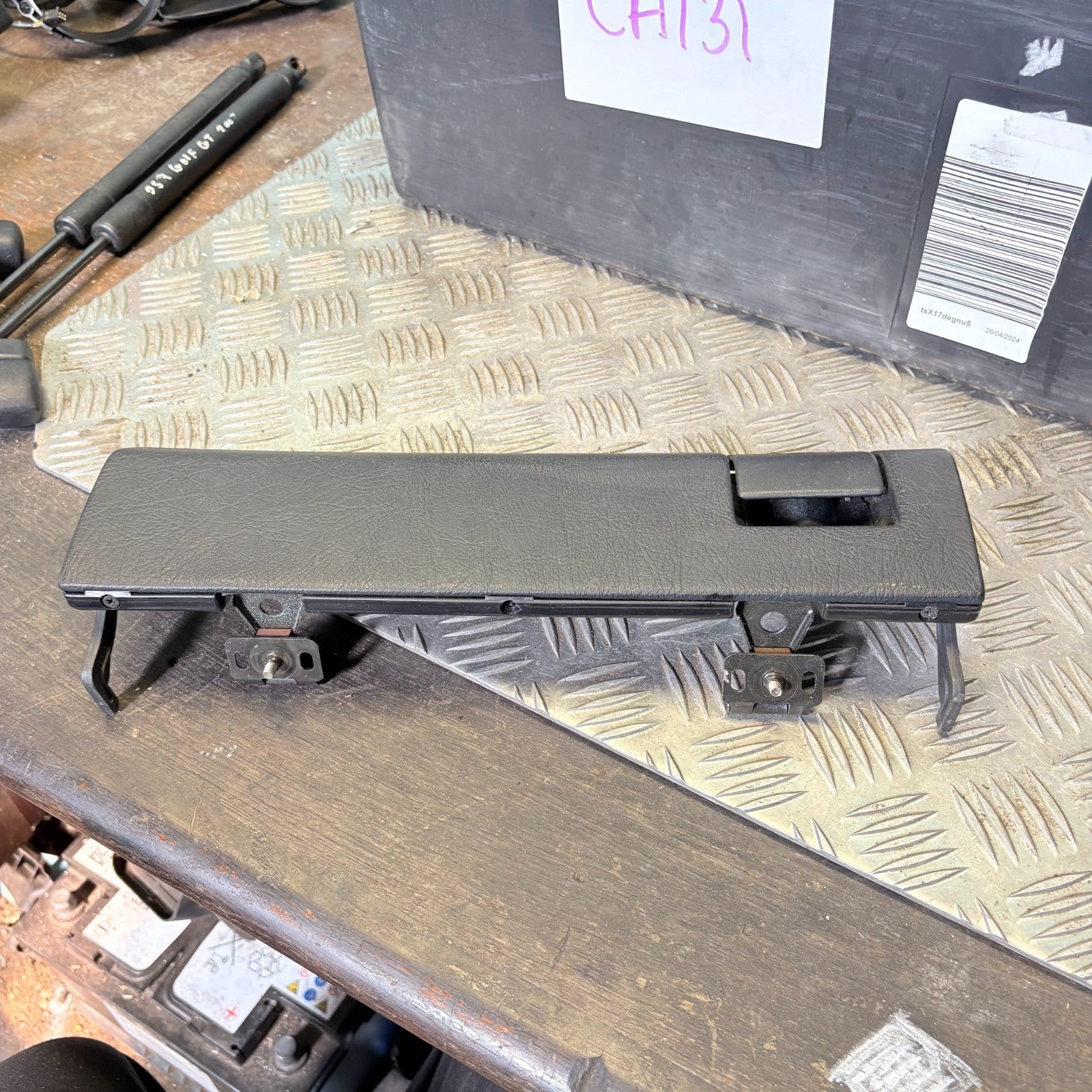 Mercedes E-Class W210 Glove Box Lid Door with Lock & Handle Grey 1996-2002