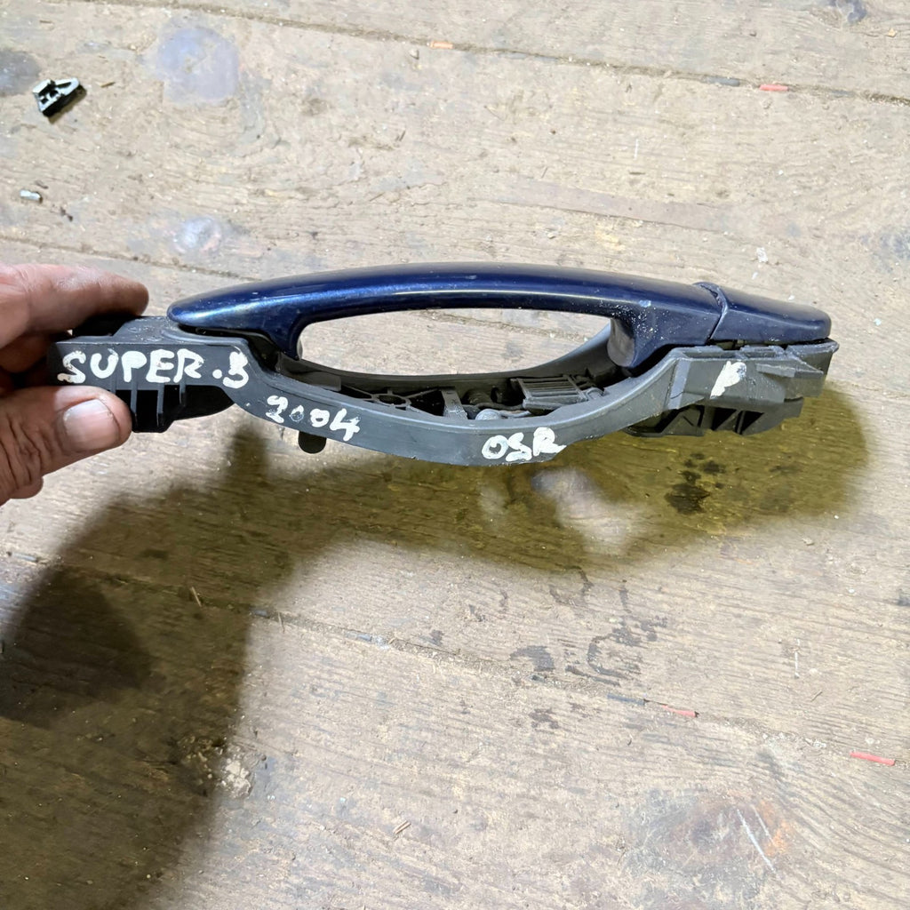 2001-2008 SKODA SUPERB EXTERIOR DOOR HANDLE REAR RIGHT SIDE
