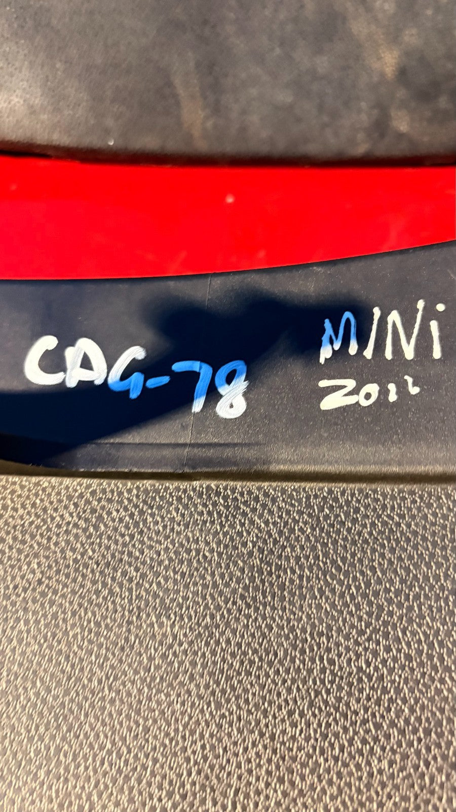 2011 Mini Cooper R56 Dashboard Glove Box Storage Compartment Cover Lid Black