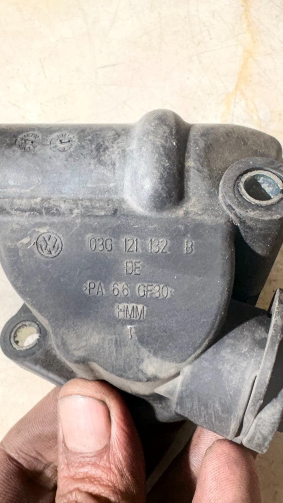Volkswagen Touran 2008 Cylinder Water Housing 03G 121 132 B