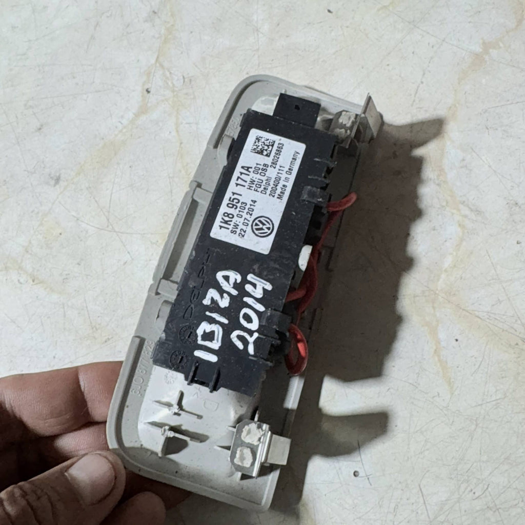 VW SEAT IBIZA MK4 ALARM SENSOR 1K8951171A ROOF INTERIOR 2004