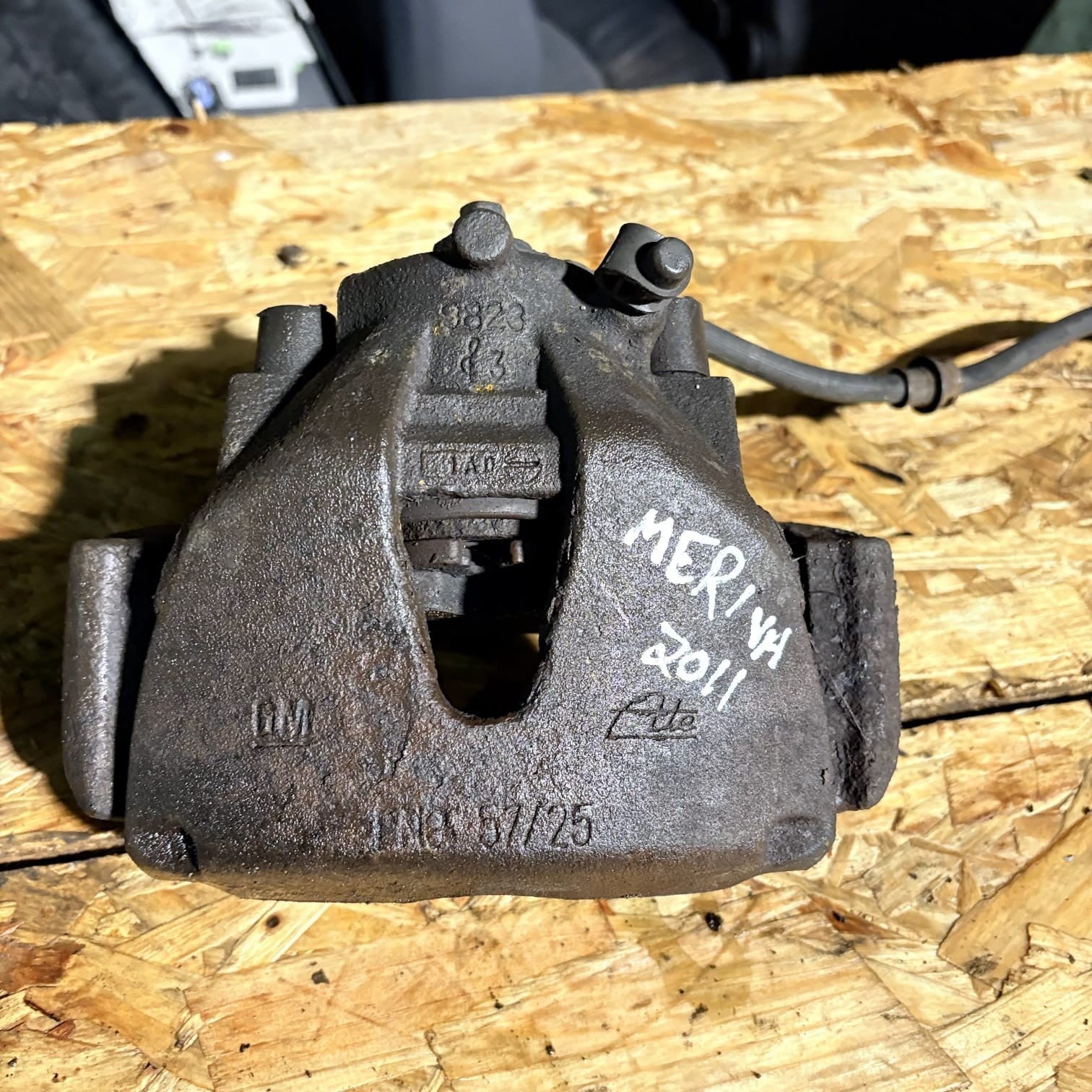 Opel Meriva 2011 Mk2 Left Side Brake Caliper 0000467886 90r-02a0022