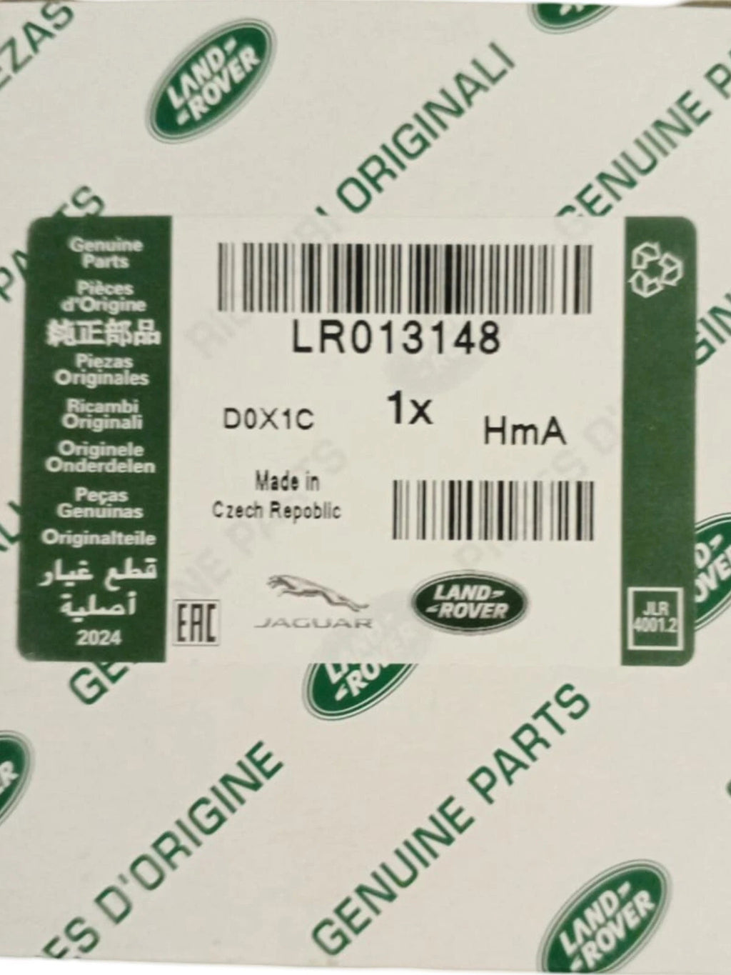 LR013148 LR124517 Land Rover Range Rover Sport Discovery Velar Oil Filter 3.0