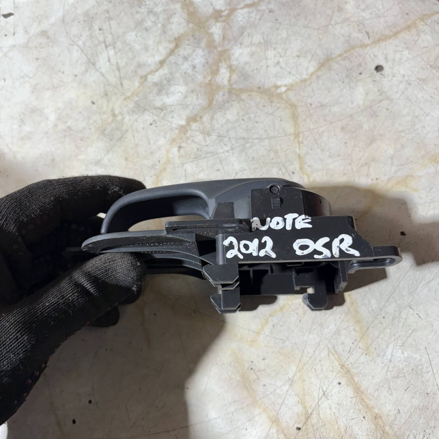 2012 NISSAN MICRA DOOR HANDLE DRIVER REAR SIDE 5010800006 OSR