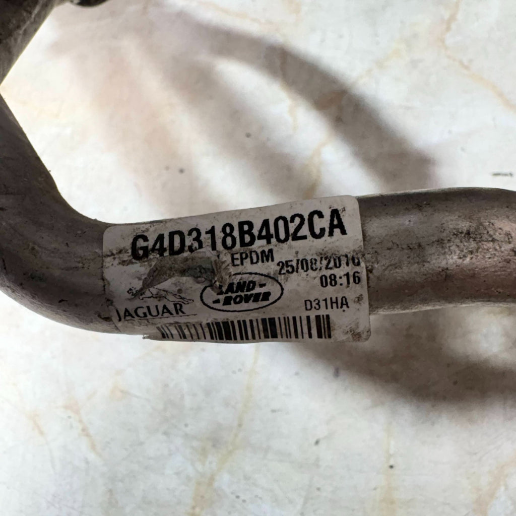 Jaguar XE X760 Engine Coolant Heater Pipe Hose G4D318B402CA 2015-2020