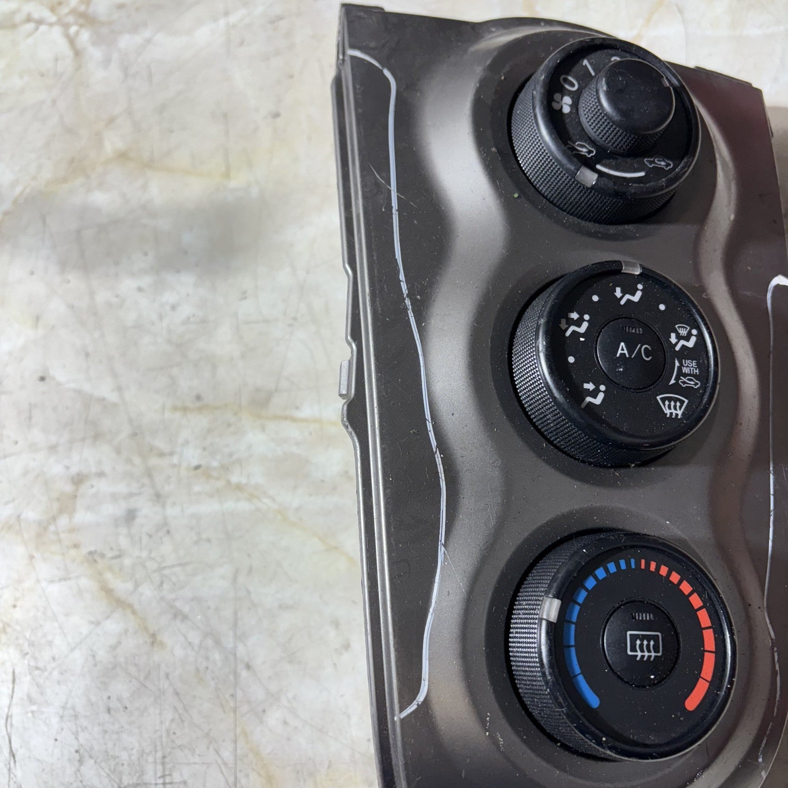 2010 TOYOTA YARIS 3DR CLIMATE CONTROLS WITH A/C 55406-0D190