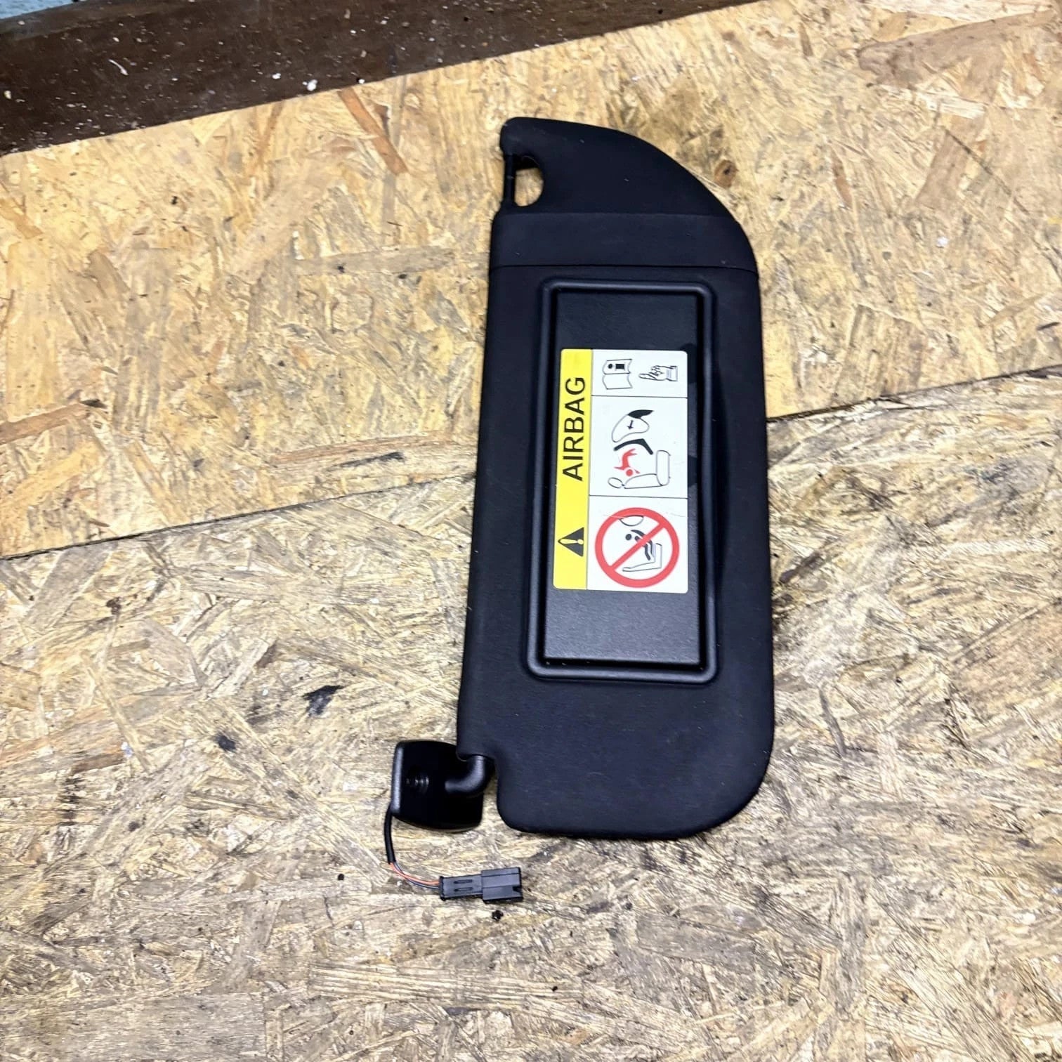Citroen DS3 2009-2016 Passenger Sun Visor Black Left NS 2015 1301178