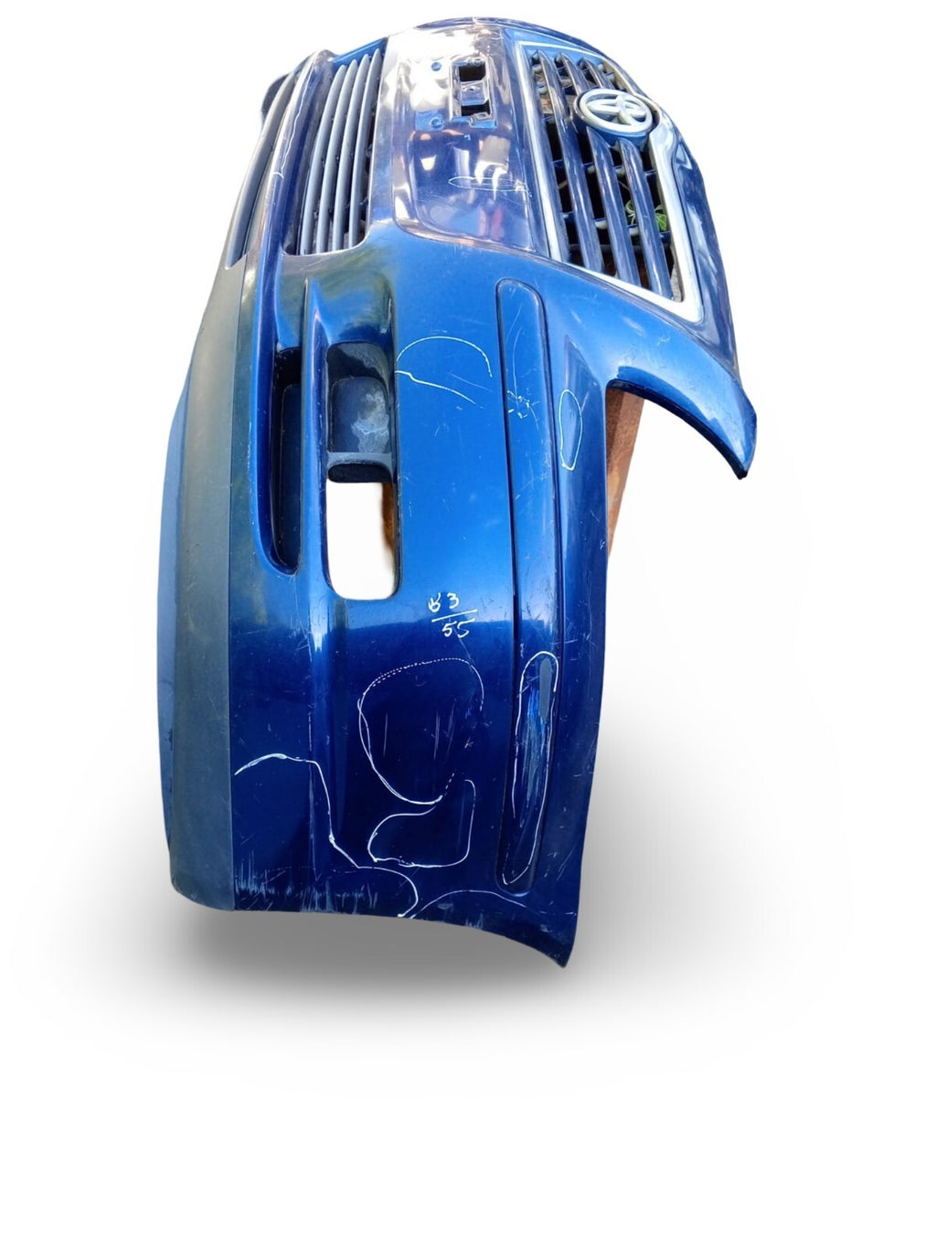 TOYOTA AVENSIS SALOON 4DR MK2 2003 BLUE 8P4 FRONT BUMPER MARKS