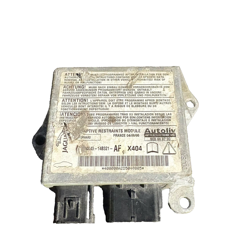 Jaguar X-Type X400 2001-2009 SRS Airbag Control Module 4X43-14B321-AF Autoliv