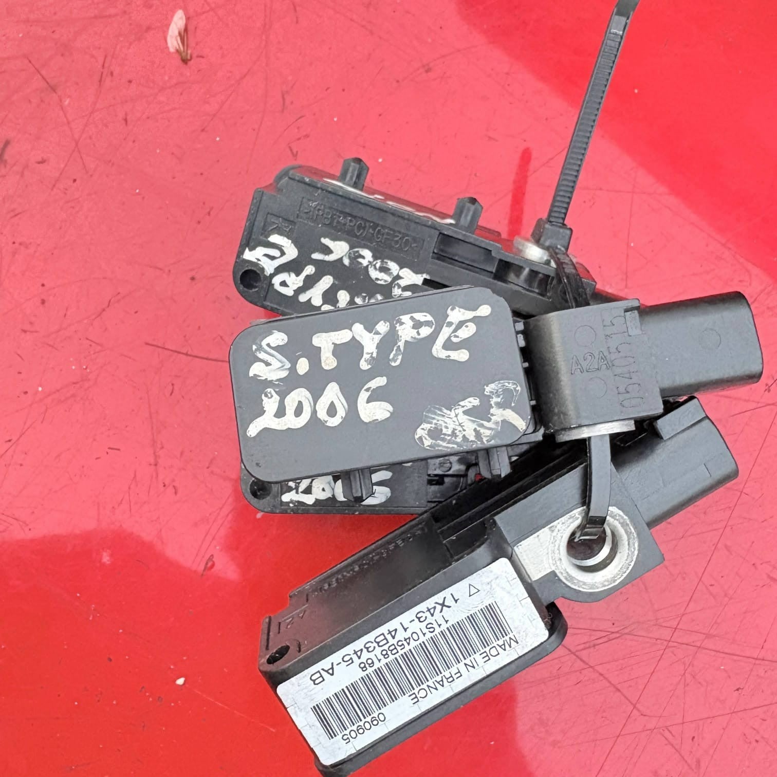JAGUAR X TYPE X409 01-10 CRASH SENSOR 1X4314B345AB 2006 Seat 4