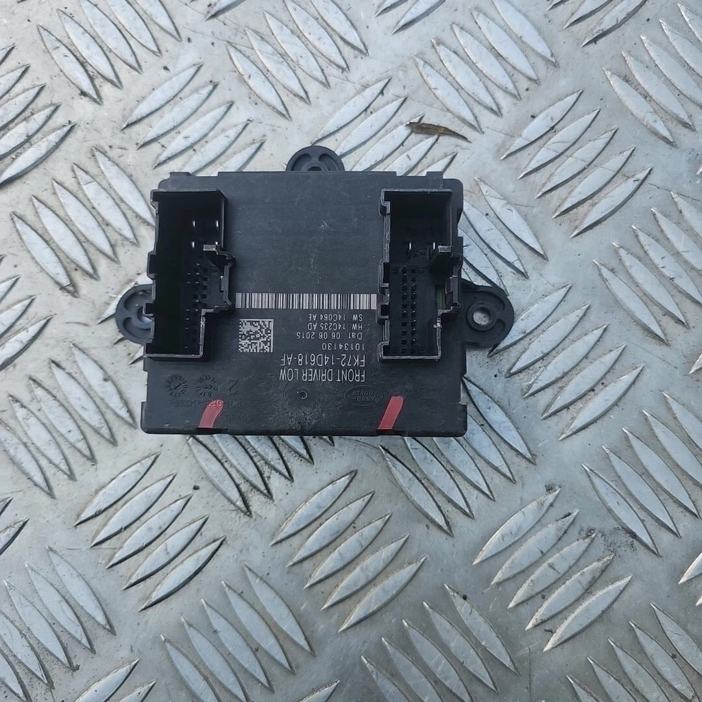JAGUAR XE DOOR CONTROL MODULE ECU FRONT RIGHT DRIVER SIDE FK7214D618AF X760 2016