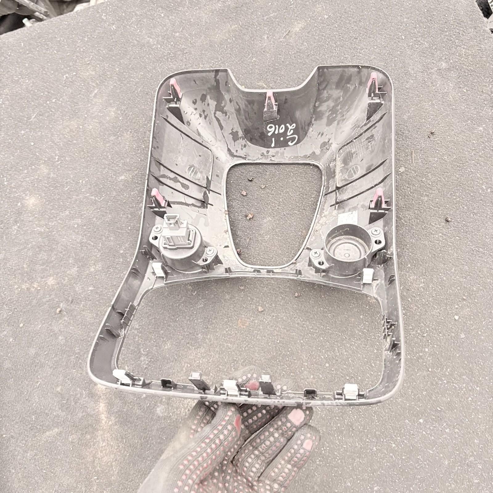 2016 CITROEN C1 DASHBOARD SURROUND TRIM PANEL SILVER 554050H040