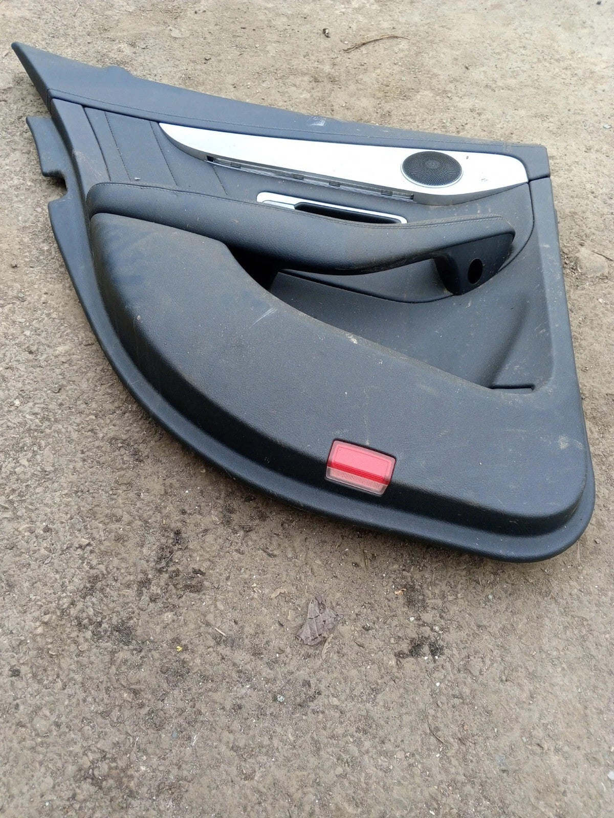 Mercedes C-Class W205 2014-2021 Rear Left Interior Door Card Panel Black Leather