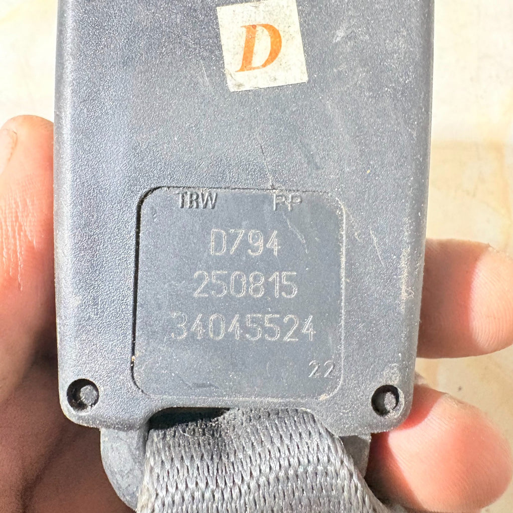 FIAT 500 312 2016-2026 3DR Rear Right OSR Seat Belt Buckle Stalk 34045524