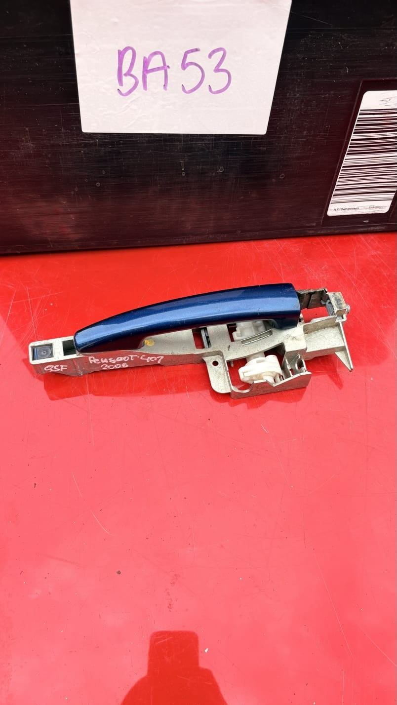 Peugeot 207 Cc Driver front Exterior Handle Blue 9680168580 2006-OSF
