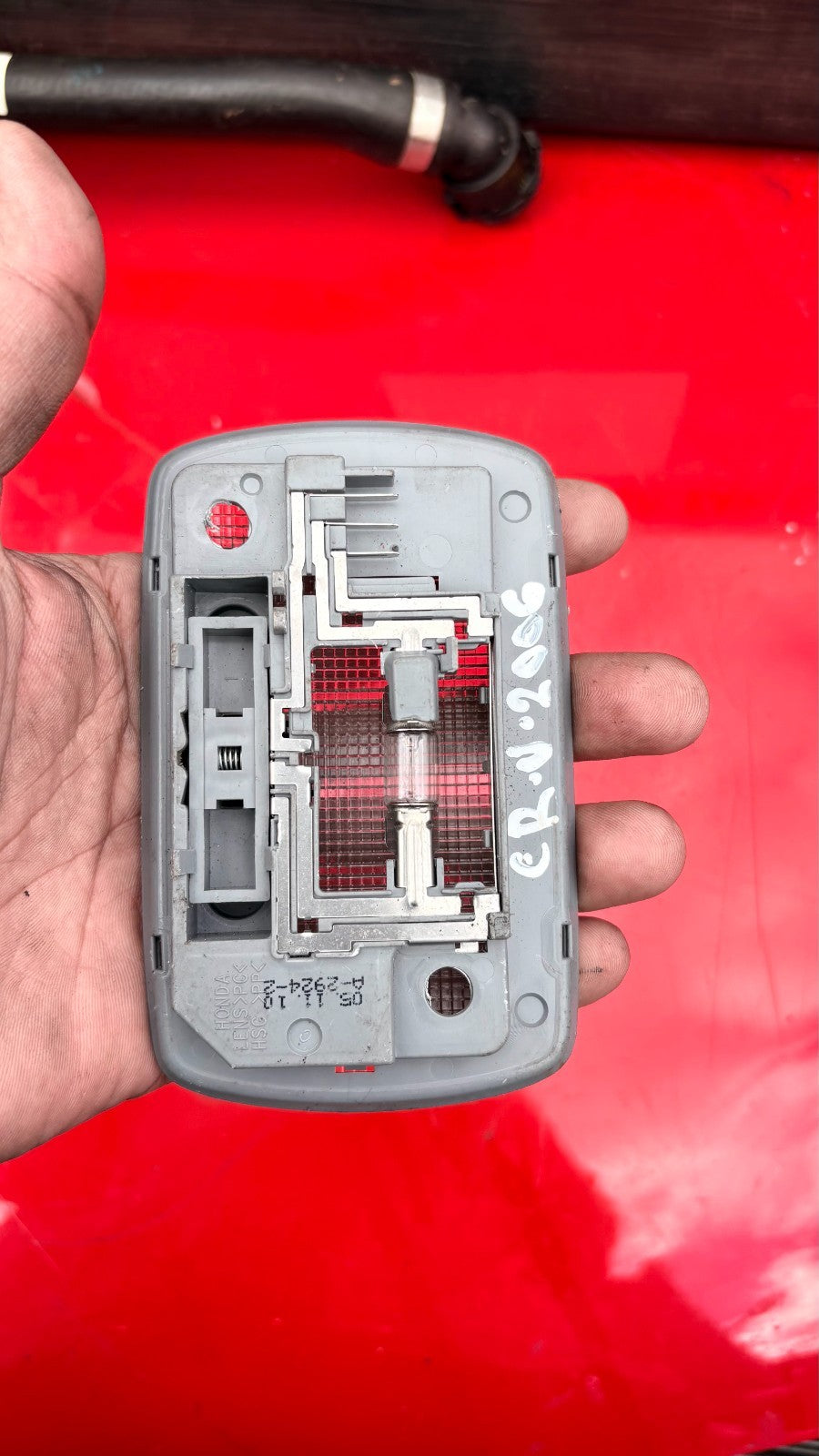 2006 CRV Middle Map Reading Dome Light Roof Lamp Bulb Switch Gray