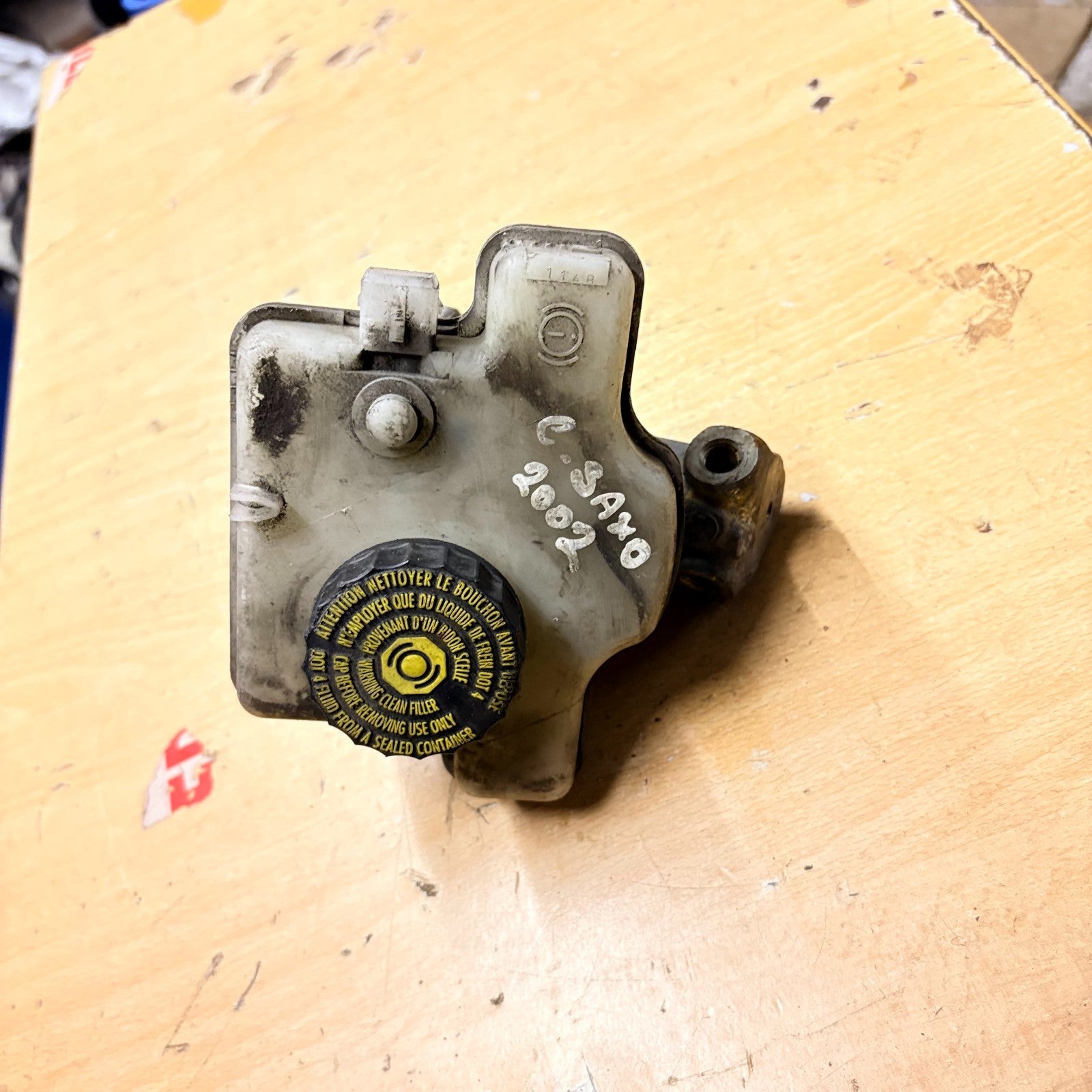 CITROEN SAXO 1996-2003 BRAKE MASTER CYLINDER & RESERVOIR TANK 9633025580