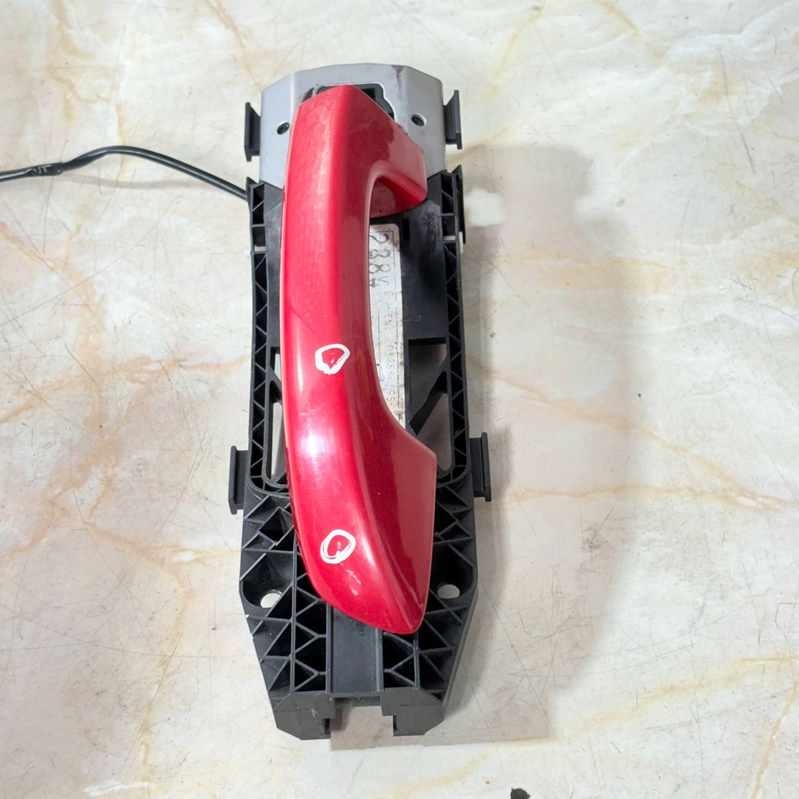 VW Scirocco Mk3 2008-2017 OSF Right Front Exterior Door Handle Red 1K8837206F