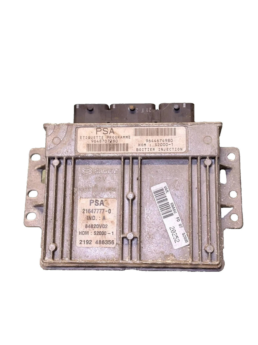 CITROEN XSARA 1997-2006 PICASSSO Engine ECU 9648707780 9644674980