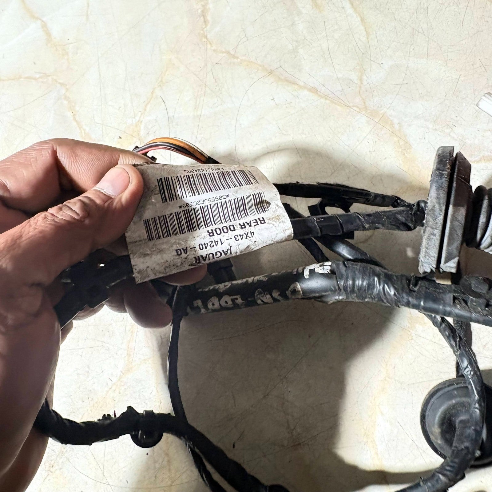 Jaguar X-Type X400 NSR Rear Left Door Wiring Loom Harness 4X43-14240-AH 03-09