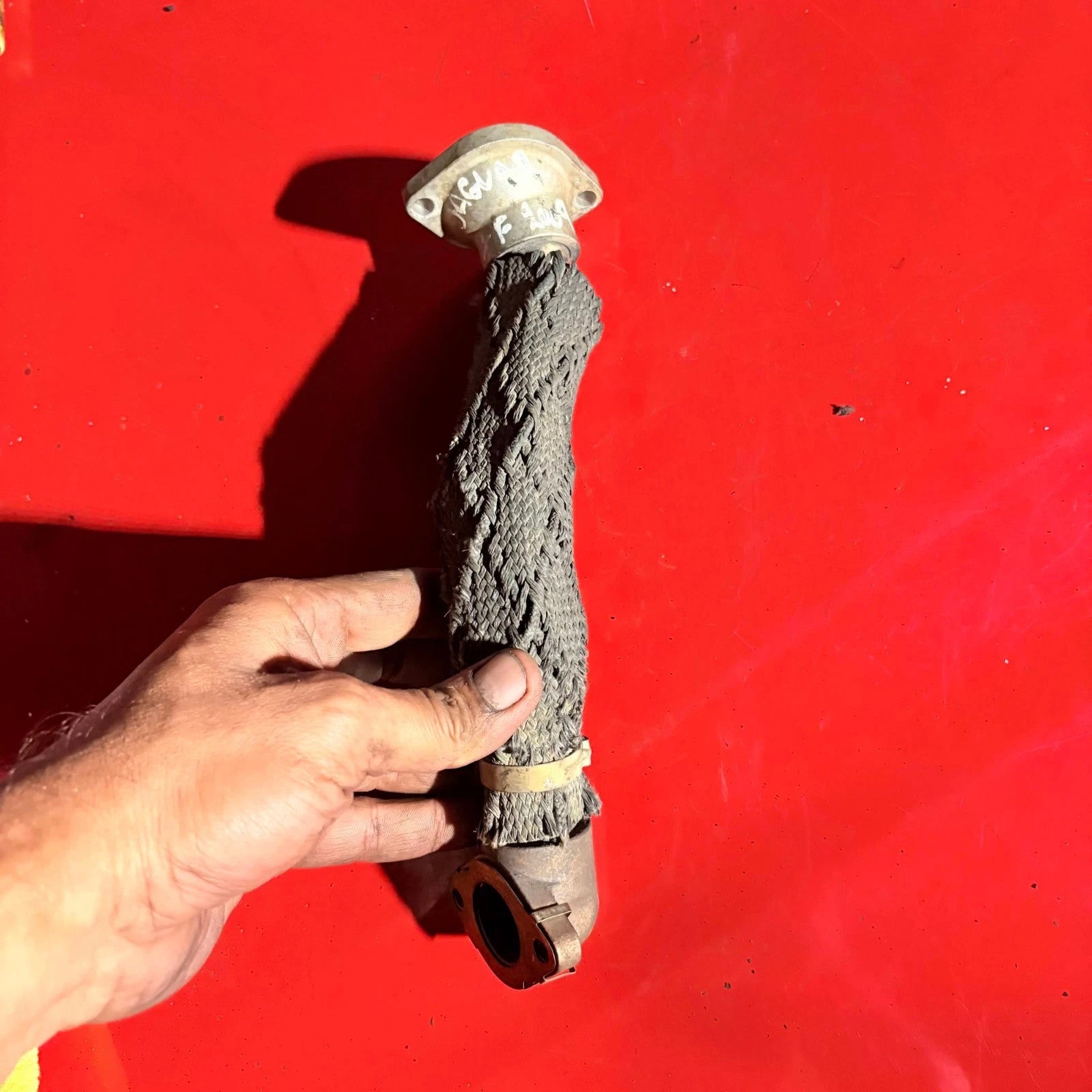 Jaguar XF 2009 Diesel EGR valve line pipe hose