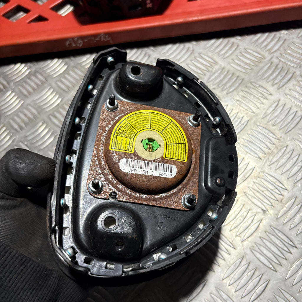VAUXHALL TIGRA 2017 DRIVER STEERING WHEEL SRS BAG 604455600B