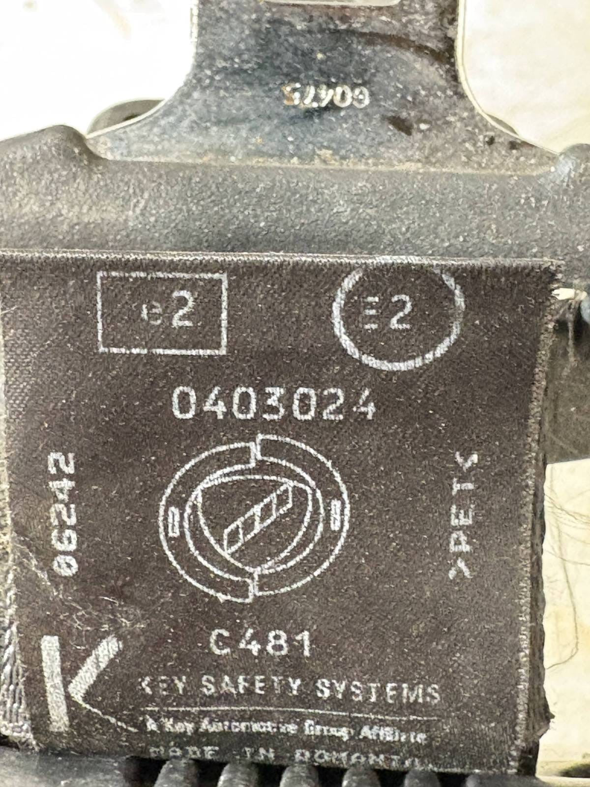 1001093N61 Seat belt-rear middle for Fiat Idea