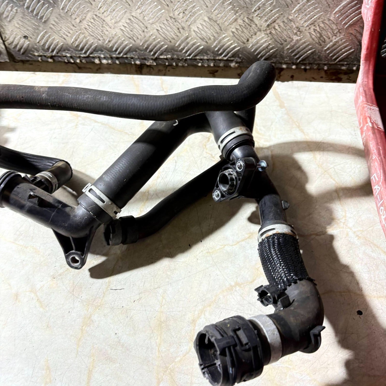 CITROEN DS3 2015 RADIATOR WATER COOLANT HOSE PIPES