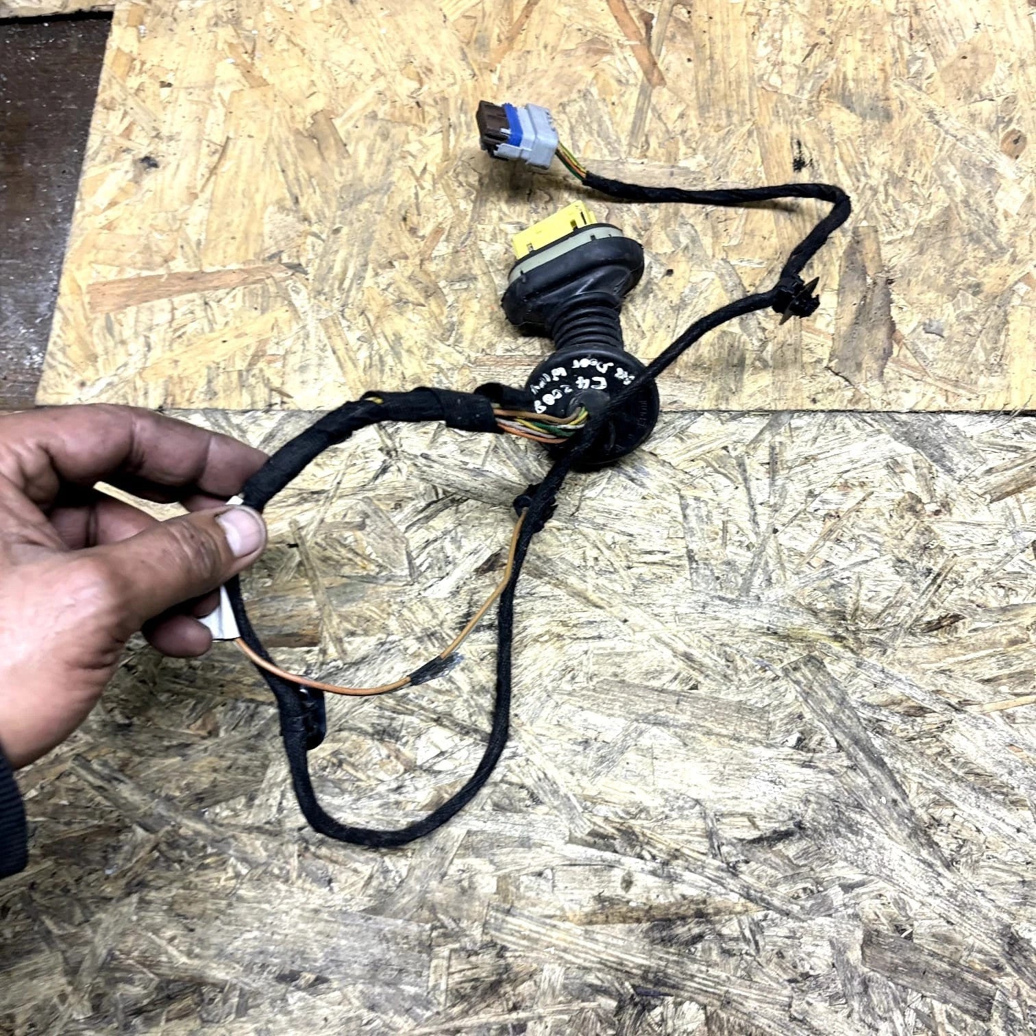 CITROEN C4 2008 DOOR WIRING LOOM DRIVER REAR SIDE 9662482880