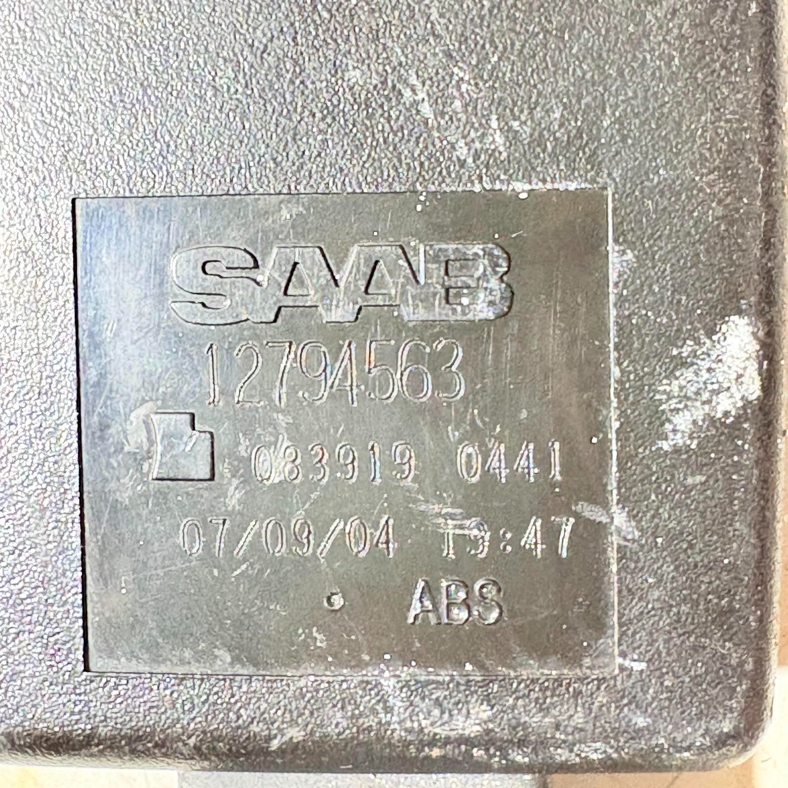 SAAB 93 N/S/R Rear Passenger Seatbelt Buckle-12794563