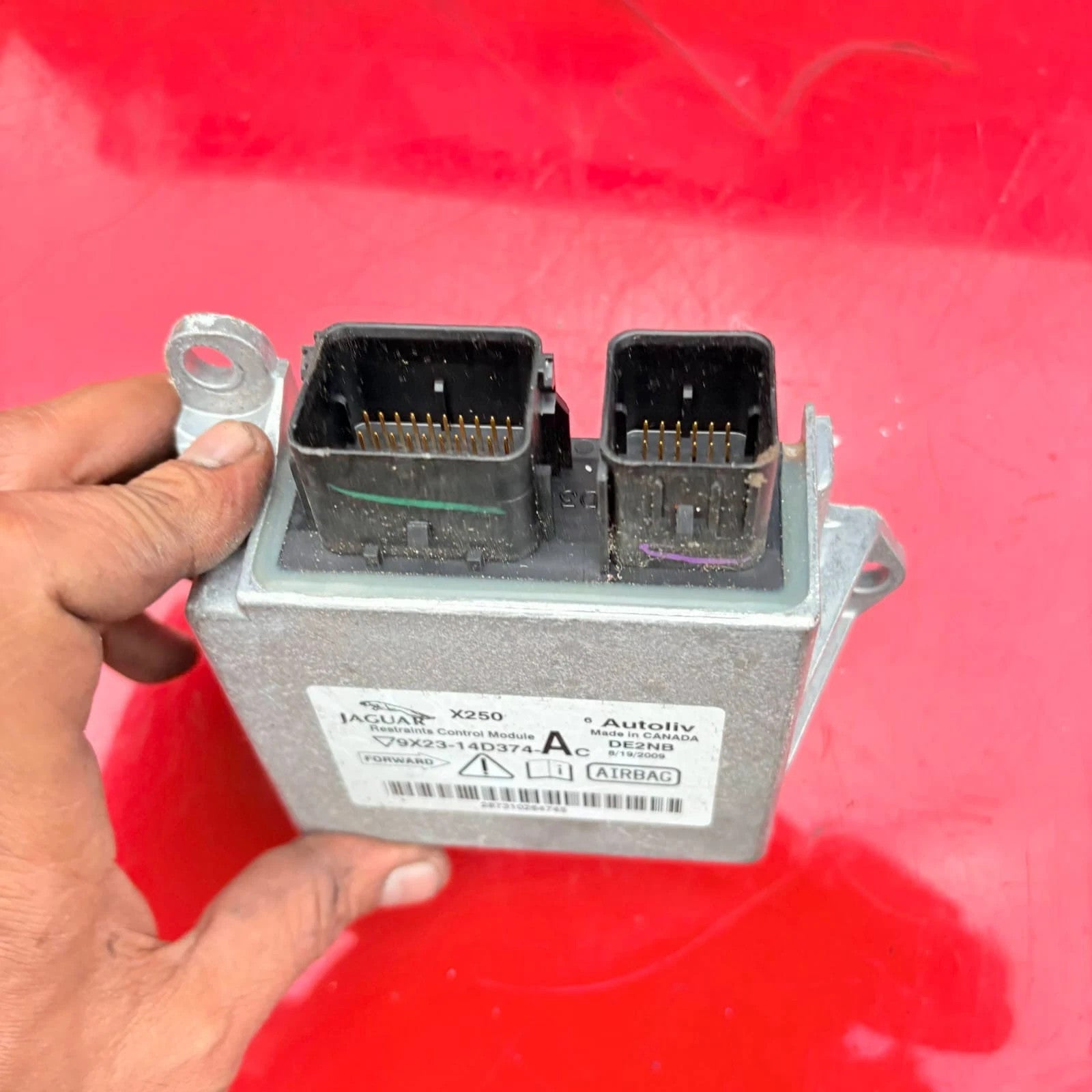 JAGUAR XF - X250 2007-2015 RESTRAINTS CONTROL MODULE 9X23-14D374-AC