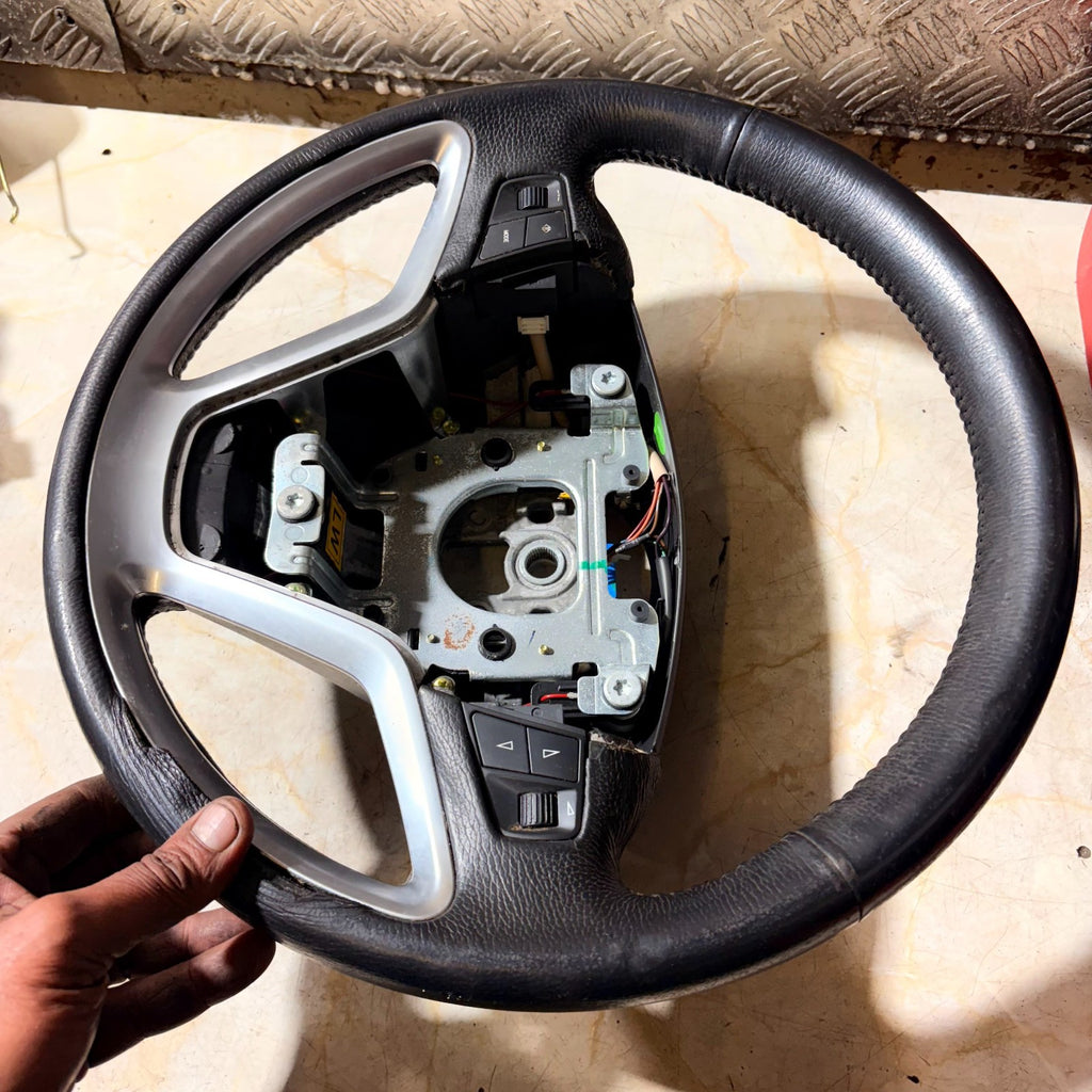 Vauxhall Antara L07 Leather Multifunction Steering Wheel Audio Phone 2006-2015