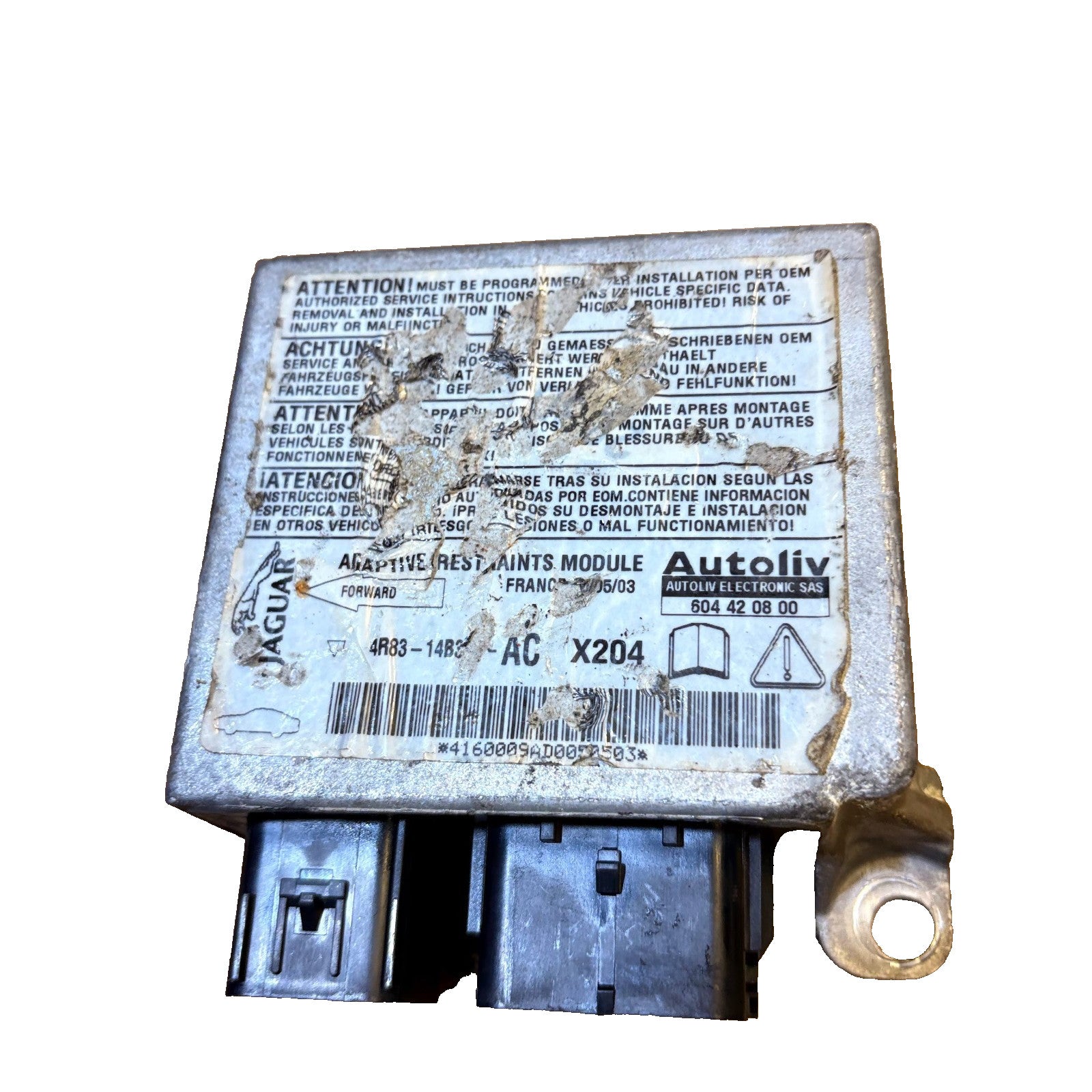 JAGUAR S TYPE 2004-2007 X206 AIR BAG MODULE 4R8314B321AC