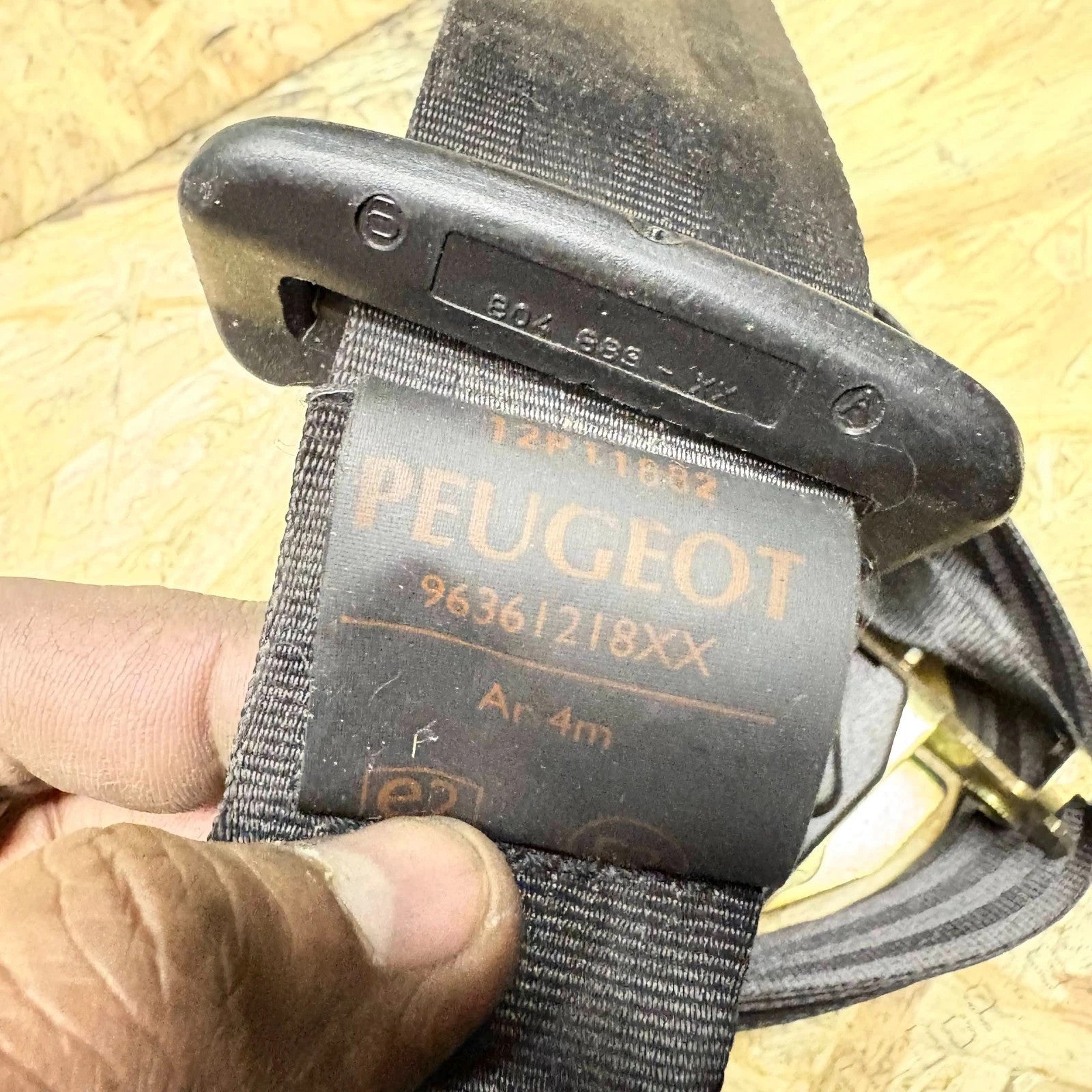 Peugeot 206 Rear Right Seat Belt Retractor 96361218XX 8975R0 1998-2012
