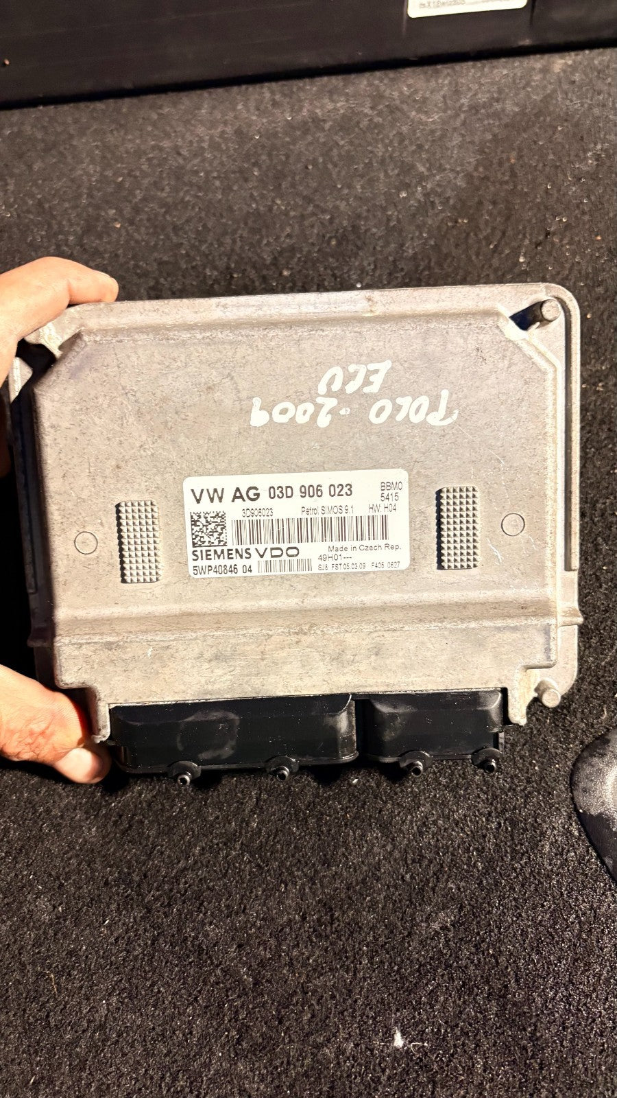 VW Polo 9N/9N3 2005-2010 1.2 BBM ECU 03D906023 Siemens SIMOS 9.1