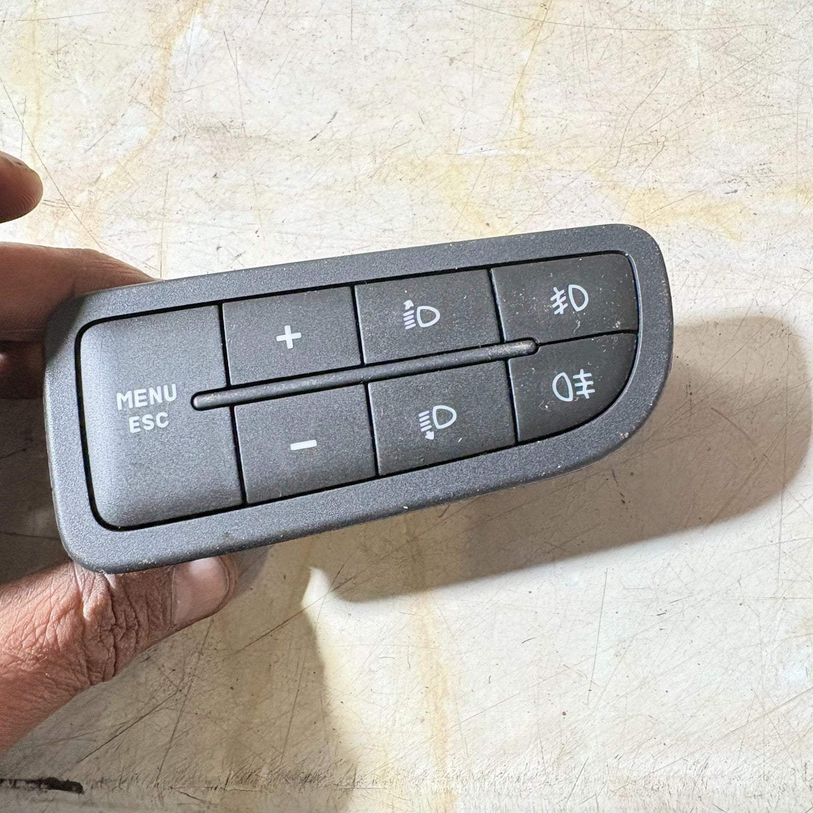 Fiat Grande Punto/Punto 199 Headlight Fog Switch Menu ESC 735367267 2005-2018