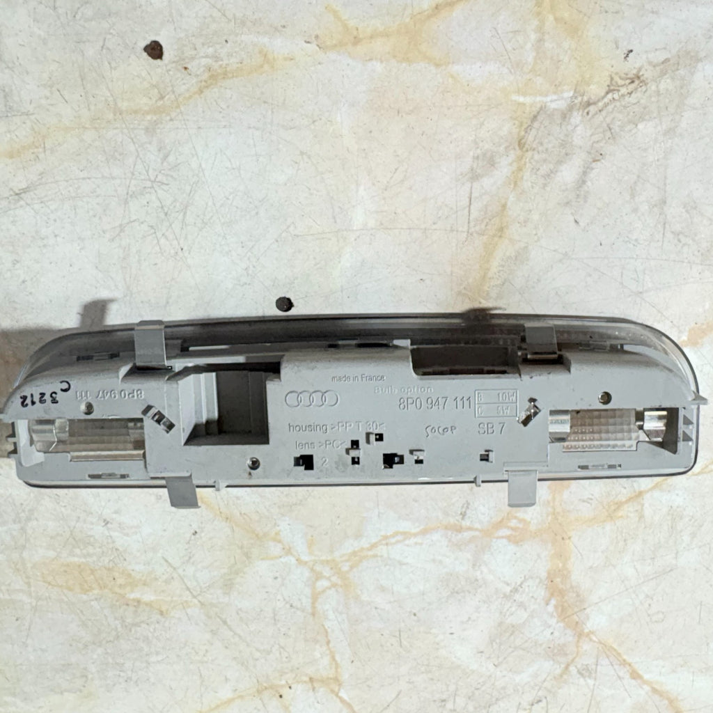 Audi A3 8P Interior Roof Light Rear Reading Lamp Unit Switch 8P0947111