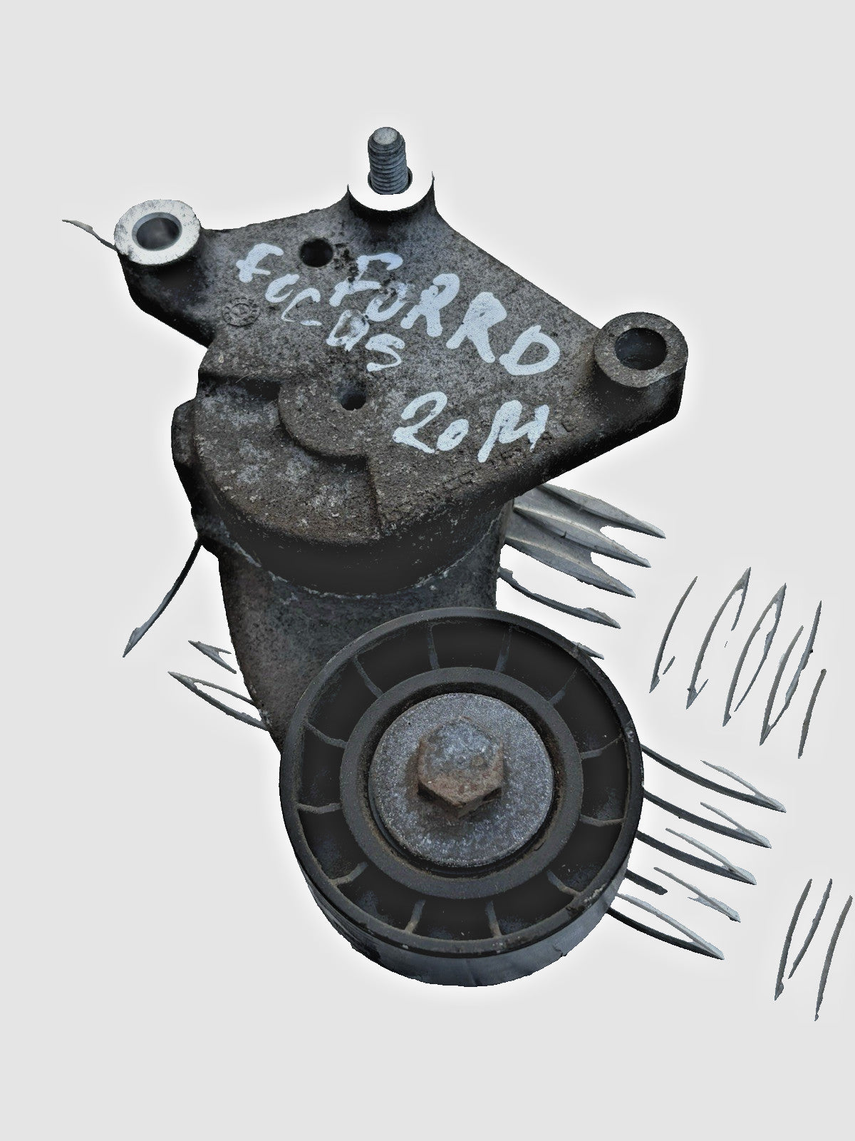Ford Focus Auxiliary Drive Belt Tensioner Pulley Bracket