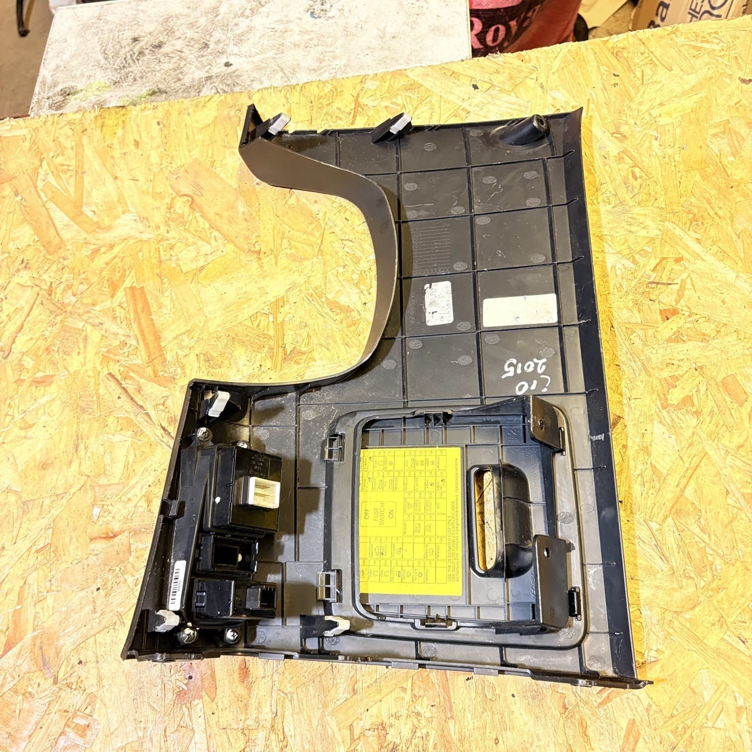 Hyundai i10 Mk2 2013-2019 RHD Under Steering Wheel Dash Trim Panel B9847-51900