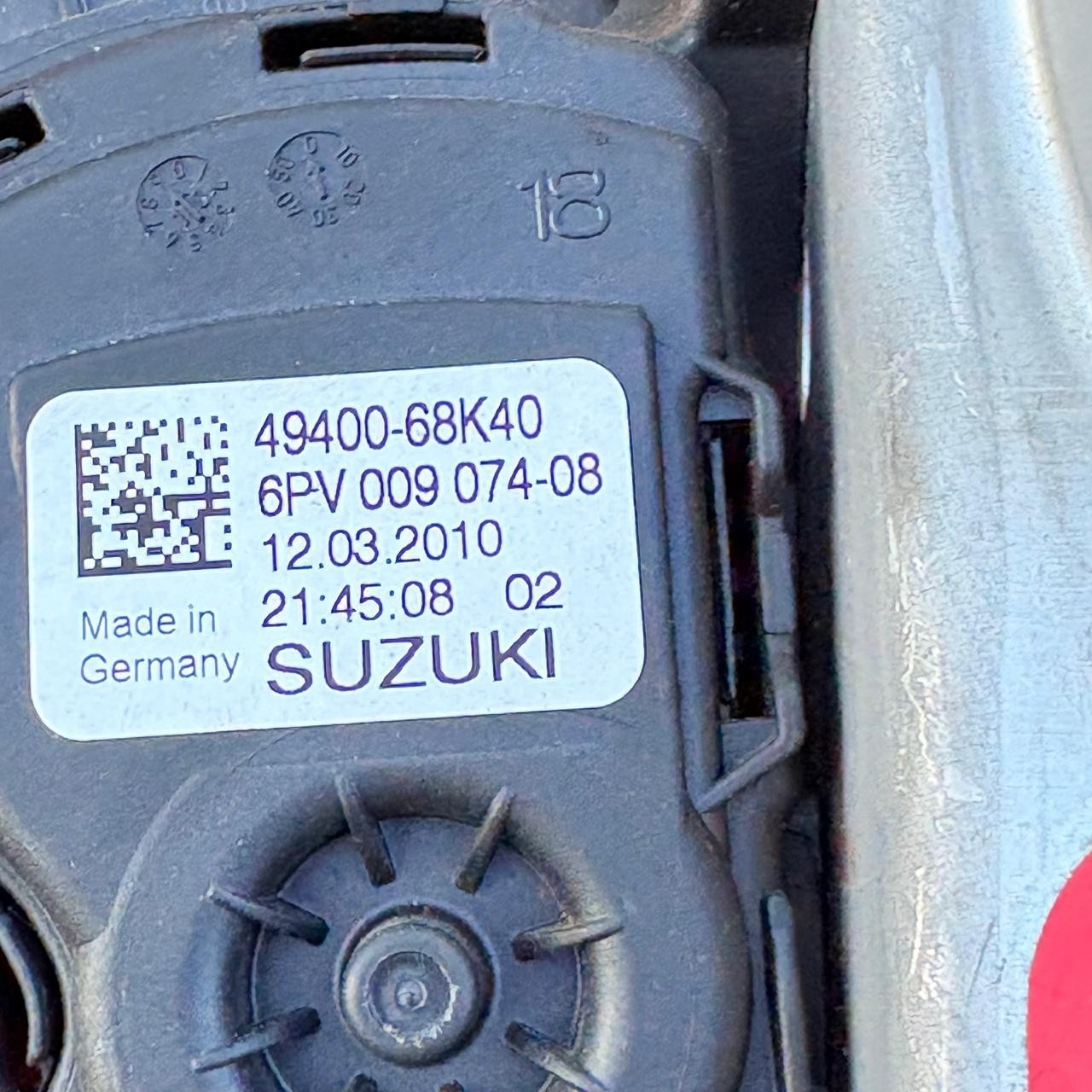 Suzuki Alto 2009-2015 Nissan Pixo 2009-2013 Accelerator Pedal 49400-68K40