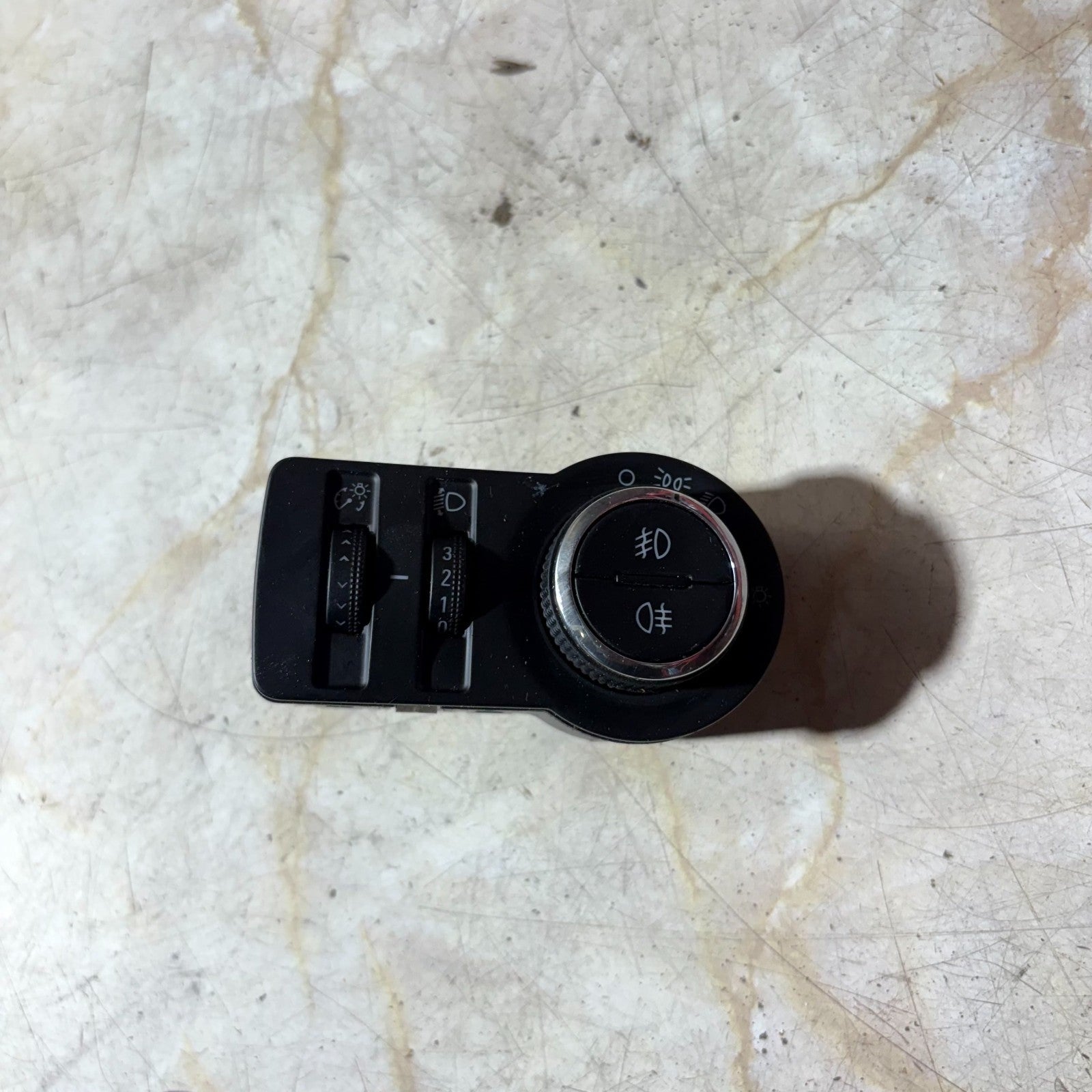 VAUXHALL ASTRA HEADLIGHT SWITCH LIGHT CONTROL BUTTON DIAL 09-12 13268695