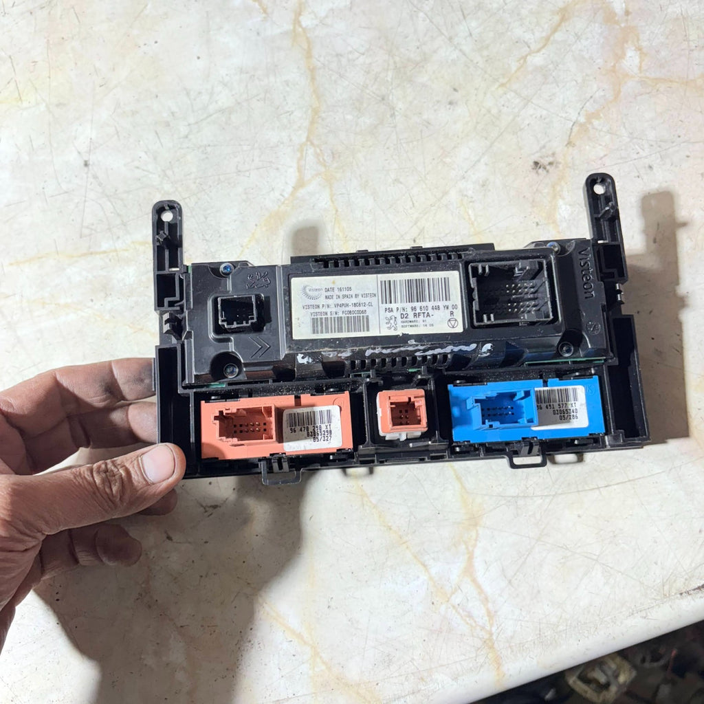 PEUGEOT 407 HEATER CONTROL UNIT 96610448YW