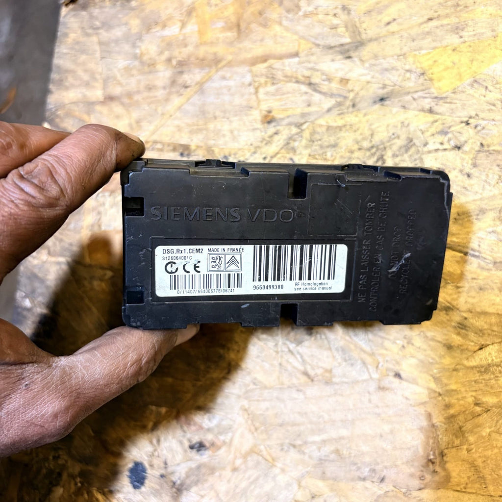 PEUGEOT 407 MK1 RF HOMOLOGATION ECU 9660499380,S126064001C