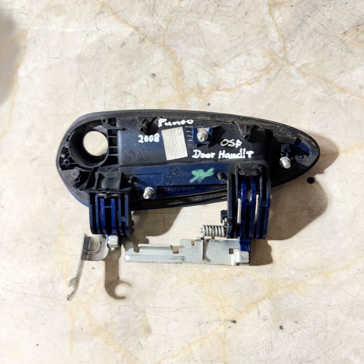 FIAT GRANDE PUNTO 2005-2012 FRONT RIGHT DRIVER EXTERIOR DOOR HANDLE OFFSIDE