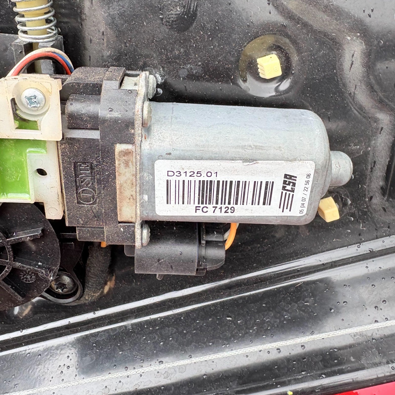 LAND ROVER FREELANDER 2 2007 WINDOW REGULATOR REAR PASSENGER SIDE 6H5227001AE