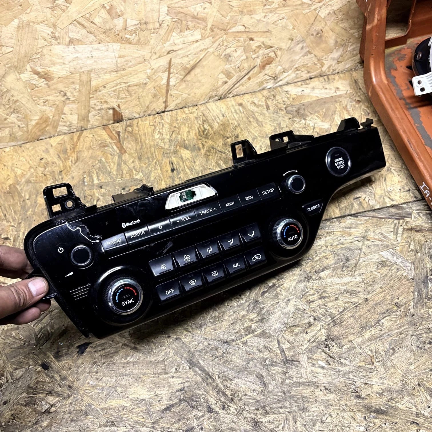 Kia Sportage QL Mk4 2016-2021 RHD A/C Heater Control Panel Start Stop 97250F1EB0